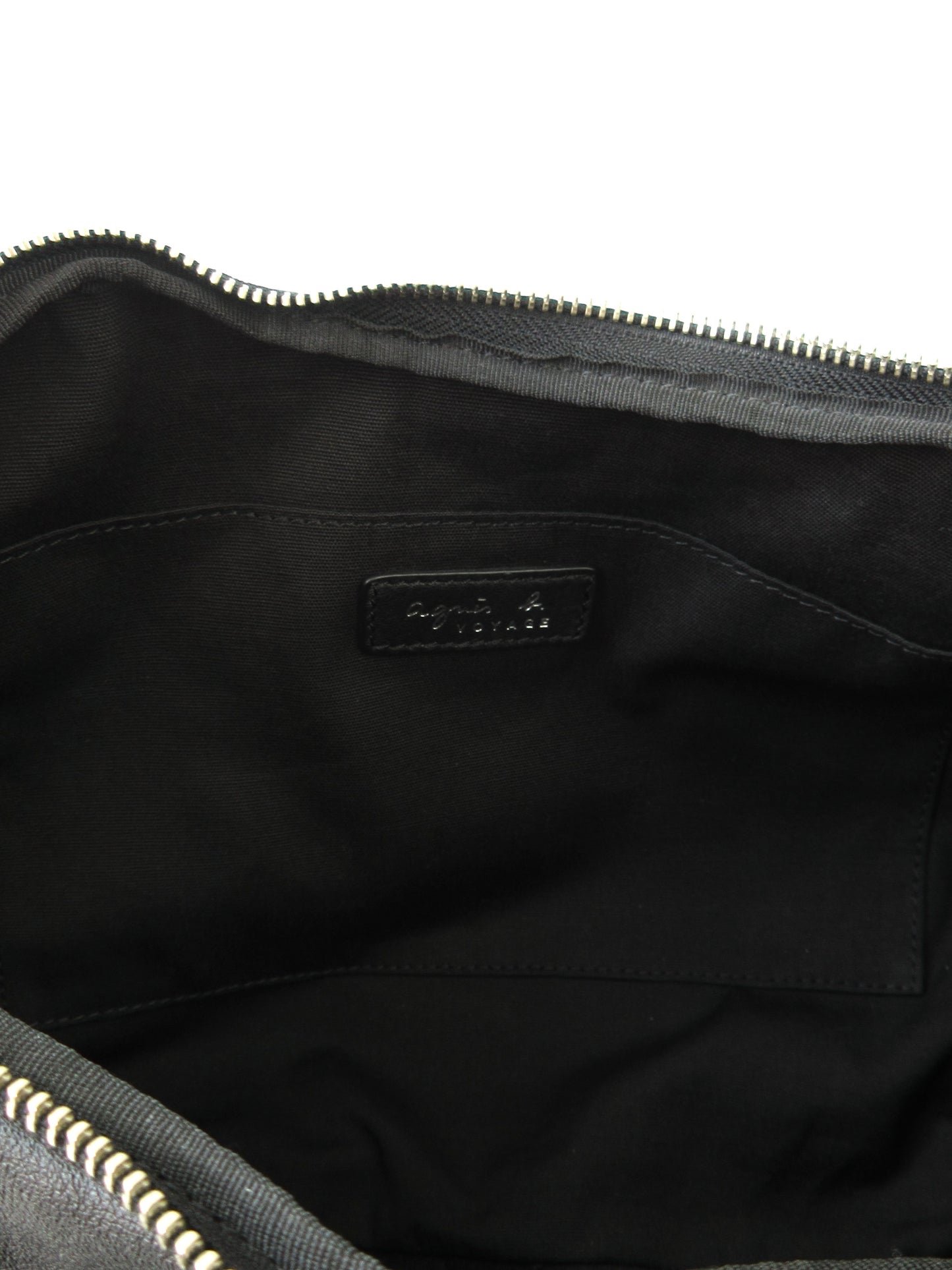 agnes b. eyelet design shoulder bag