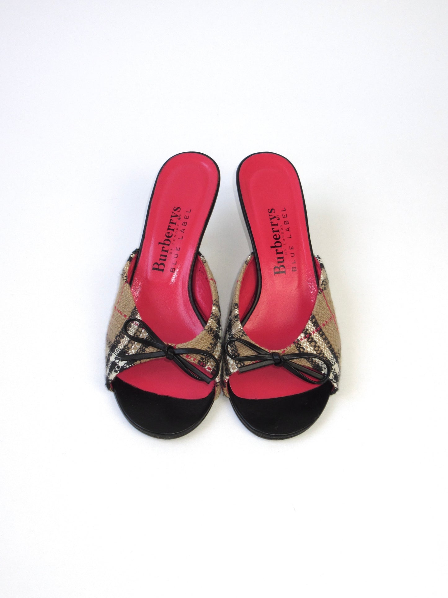 Burberrys plaid mule