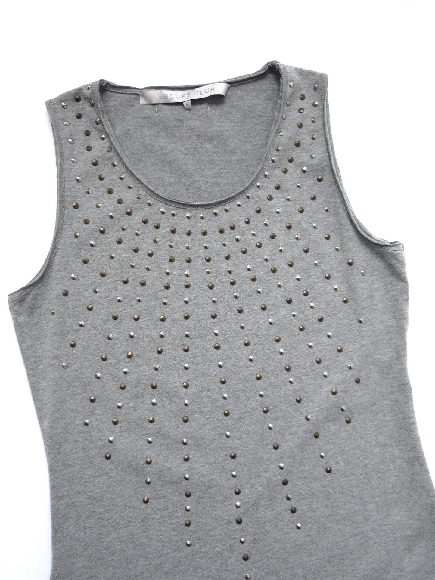 studs design sleeveless top