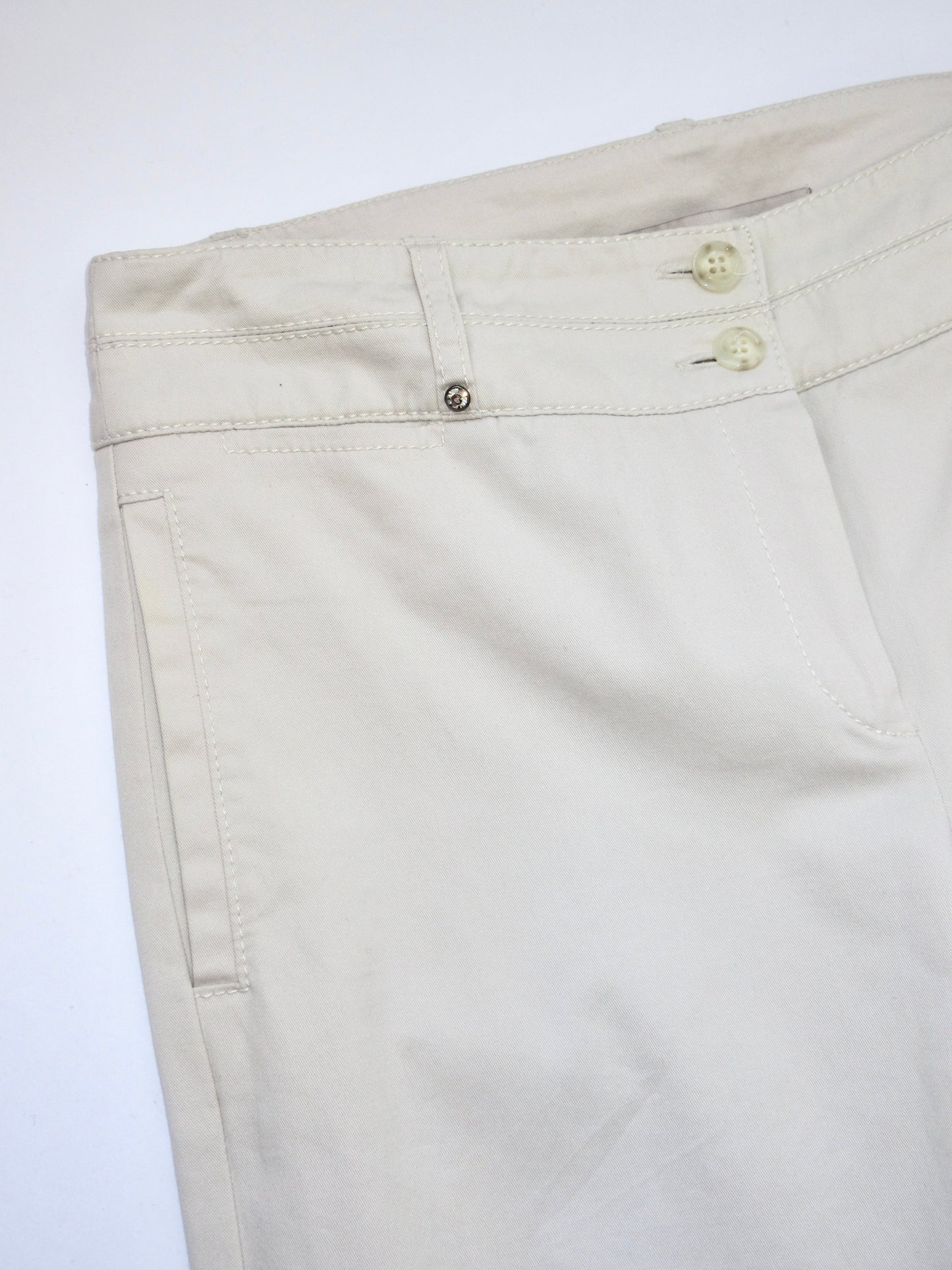 pale beige straight flare pants