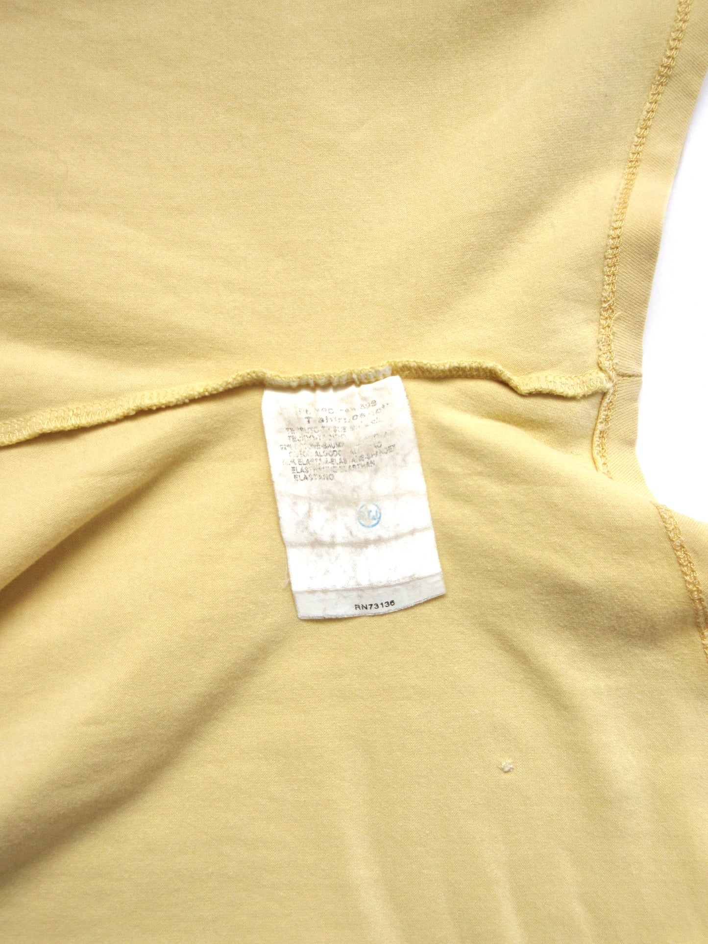 SPORTMAX yellow minimal t-shirt