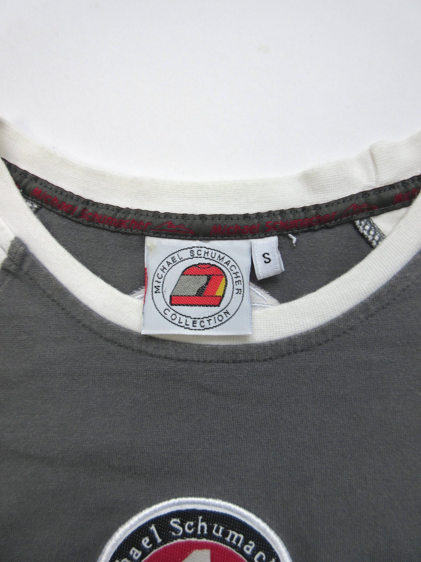 【used】emblem colorblock t-shirt