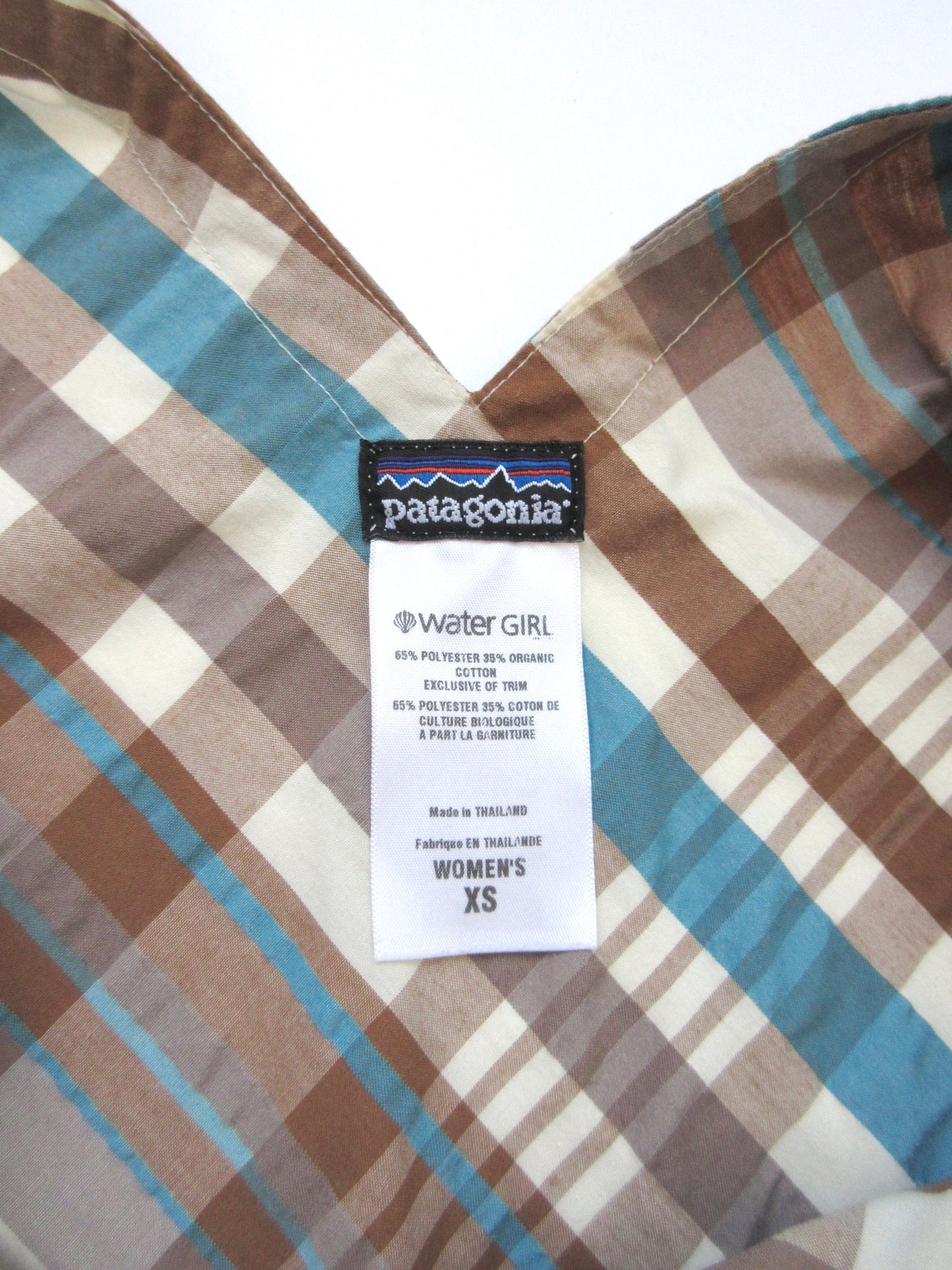 Patagonia plaid dress