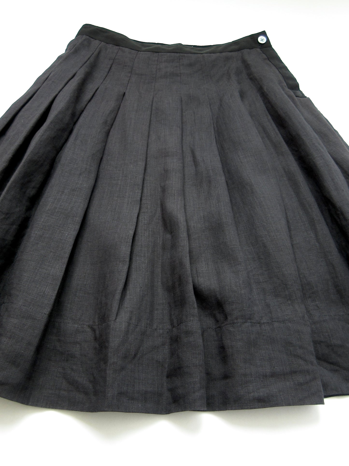 MARGARET HOWELL linen flare skirt
