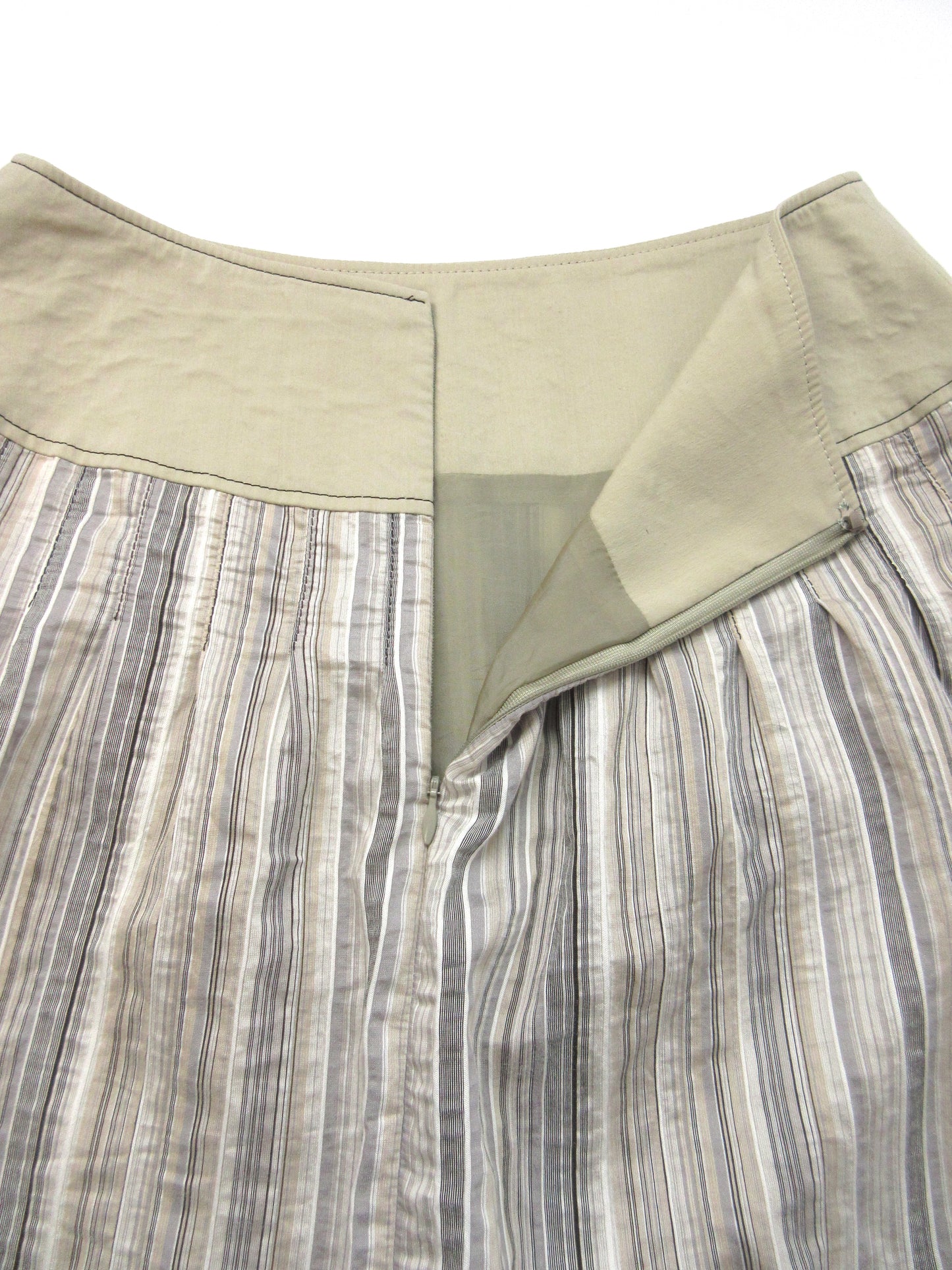 【used】multi design flare skirt