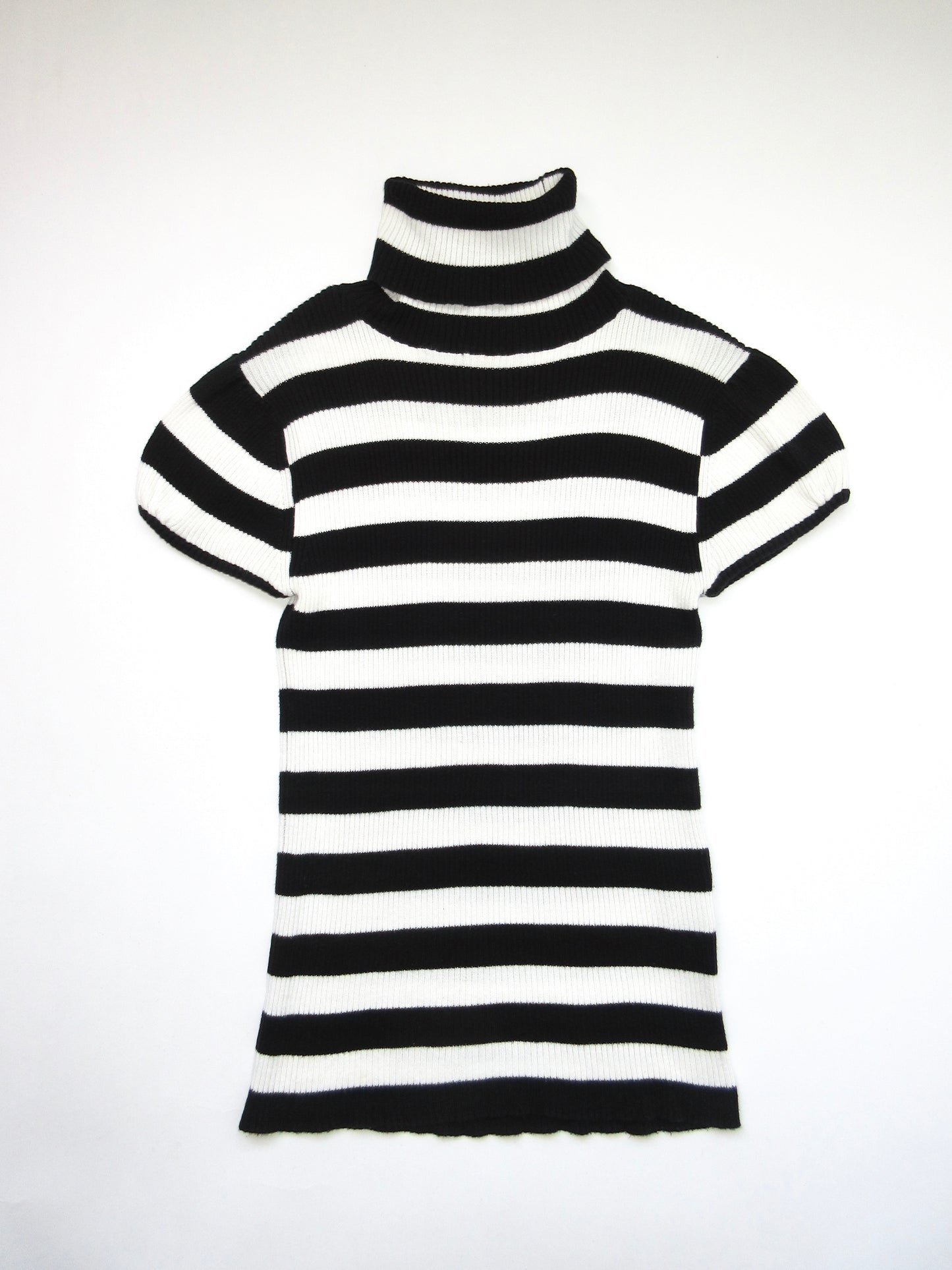 agnes b. border turtleneck cotton knit
