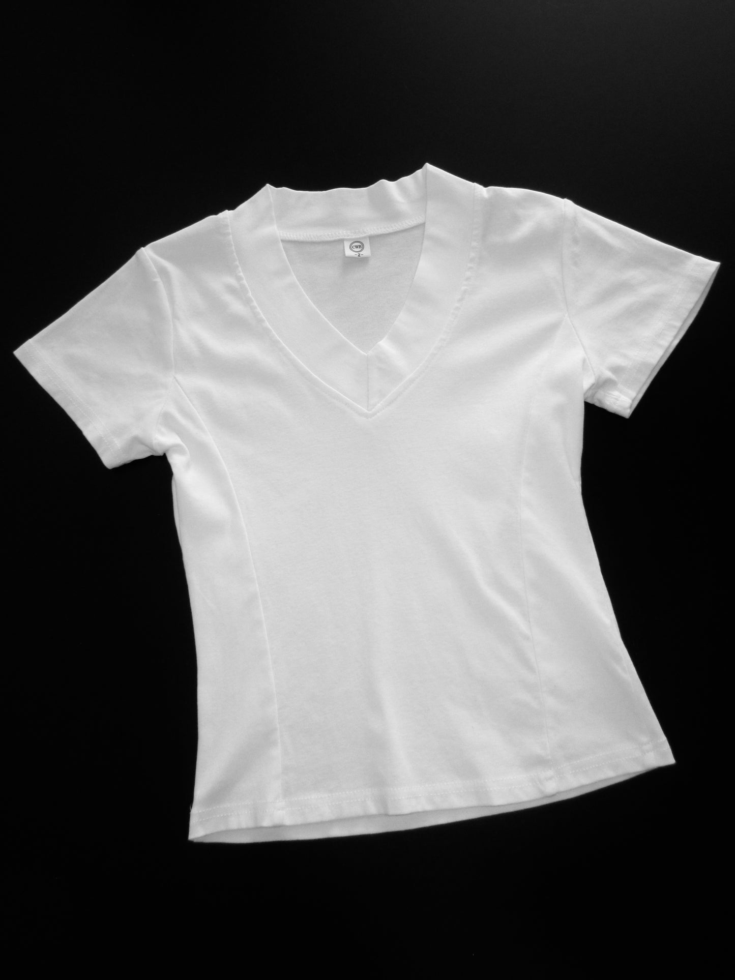 v neck fit t-shirt