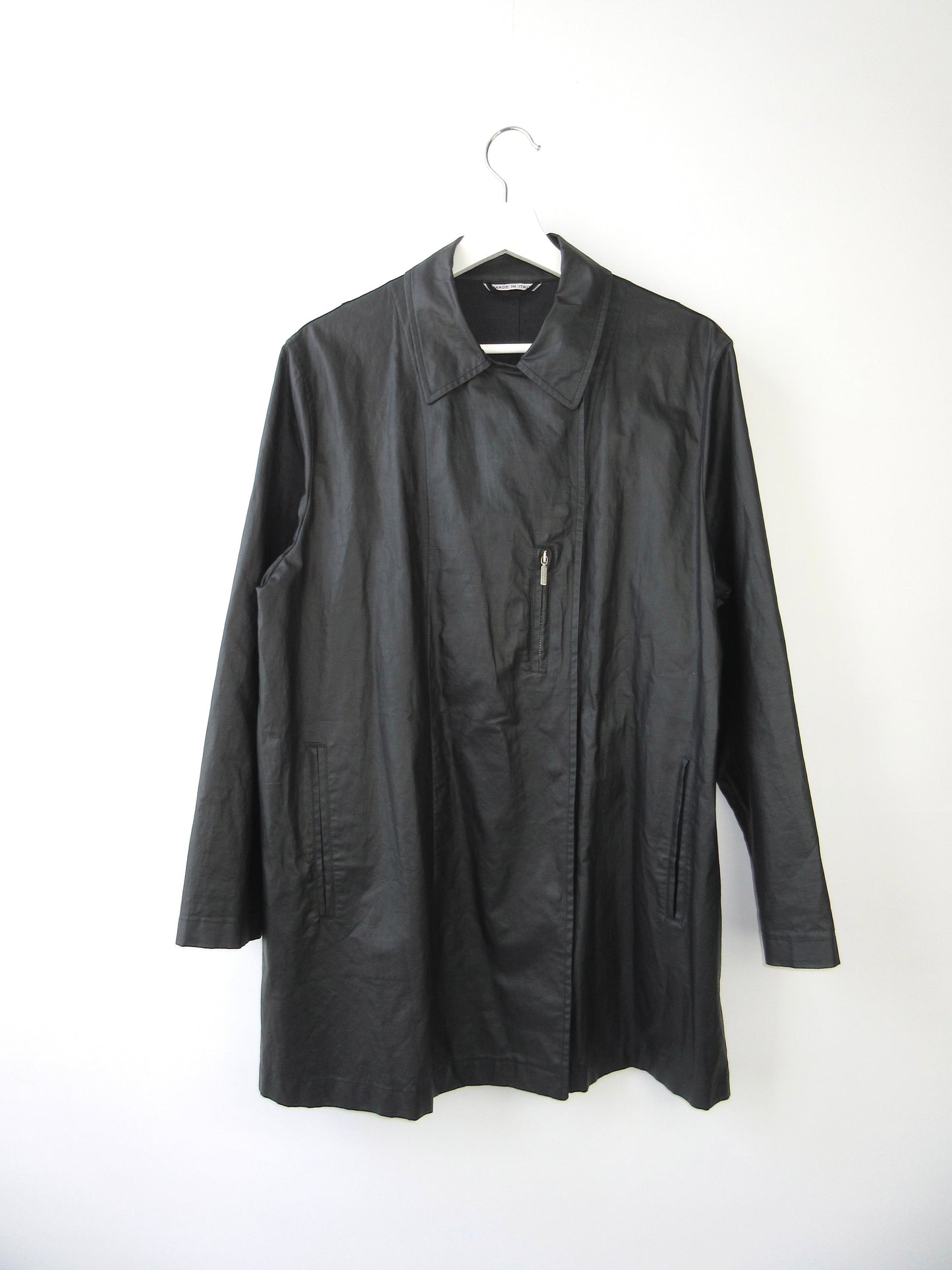 Italy faux leather jacket