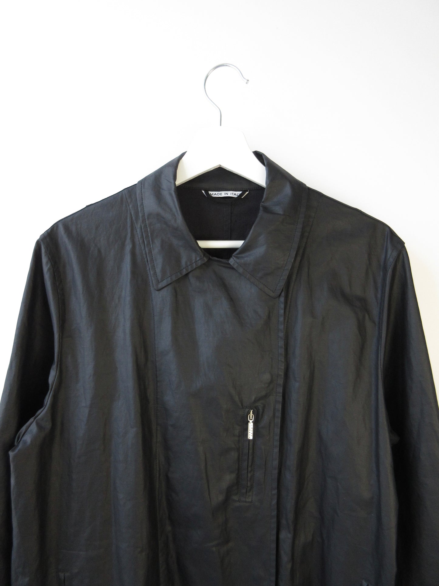 Italy faux leather jacket