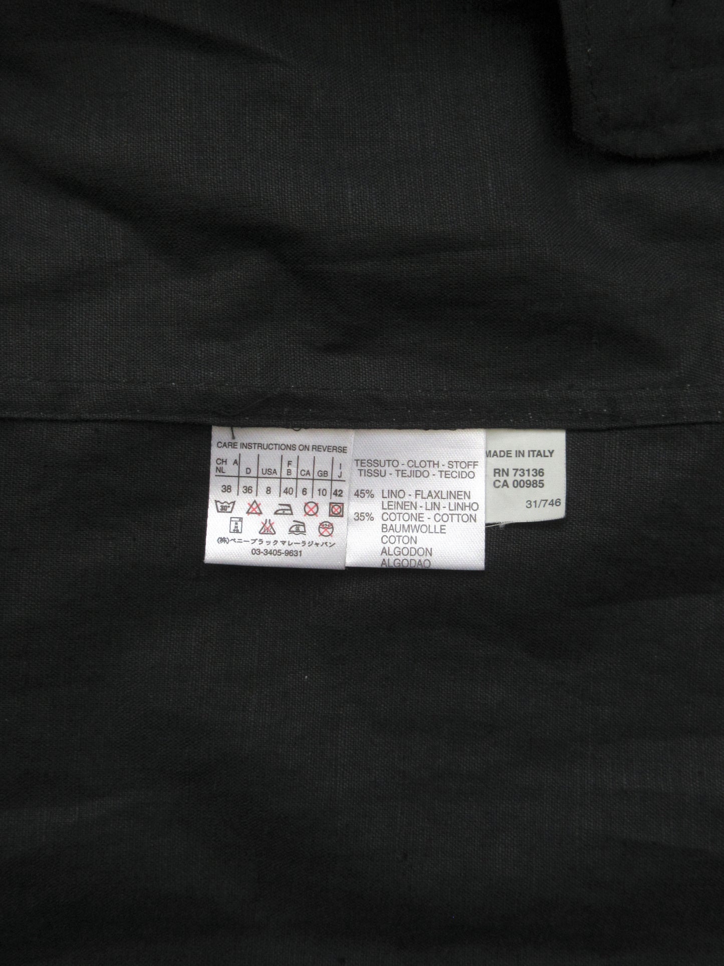 Italy faux leather jacket