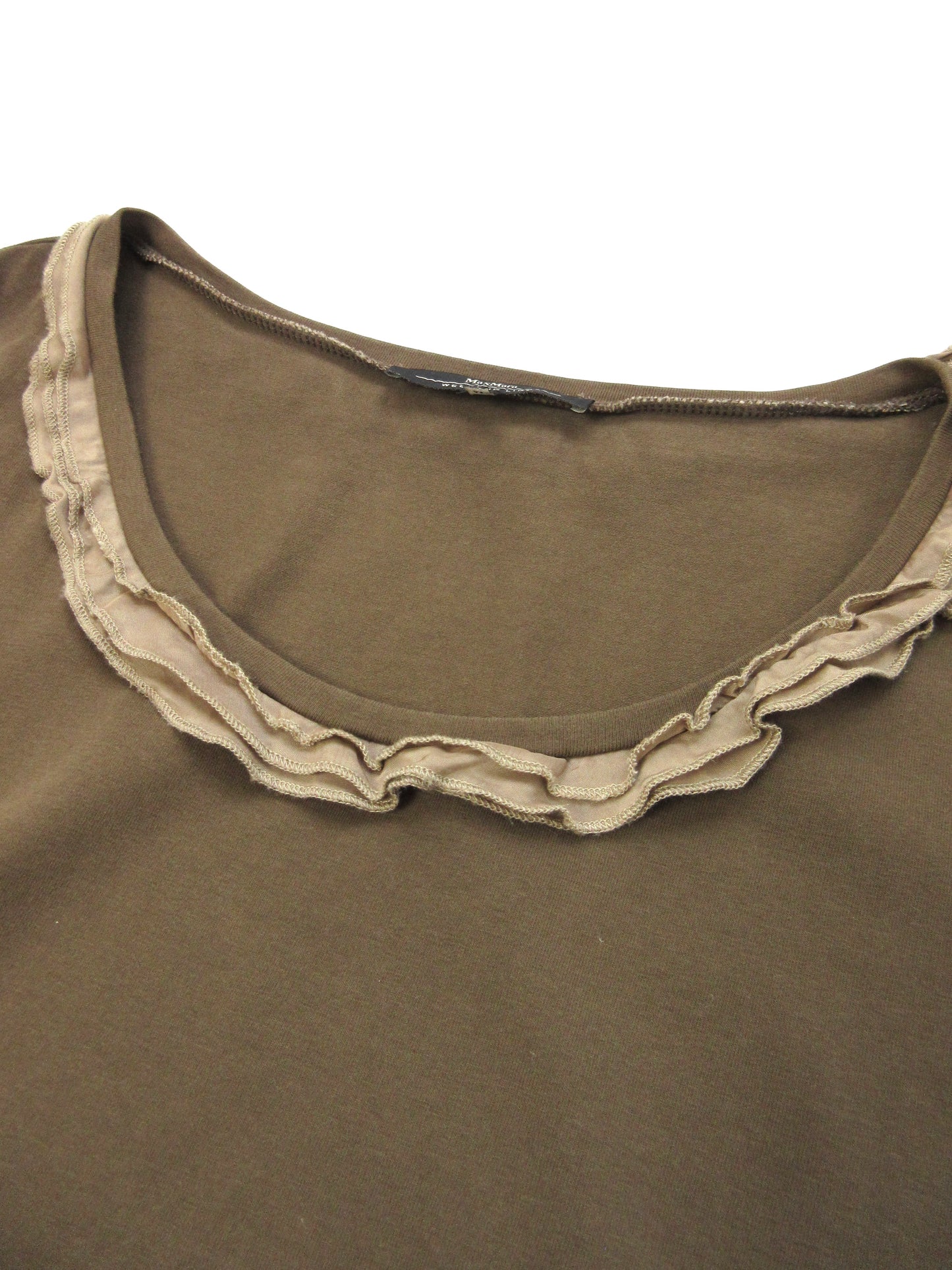 MaxMara frill side ribbon sleeveless top