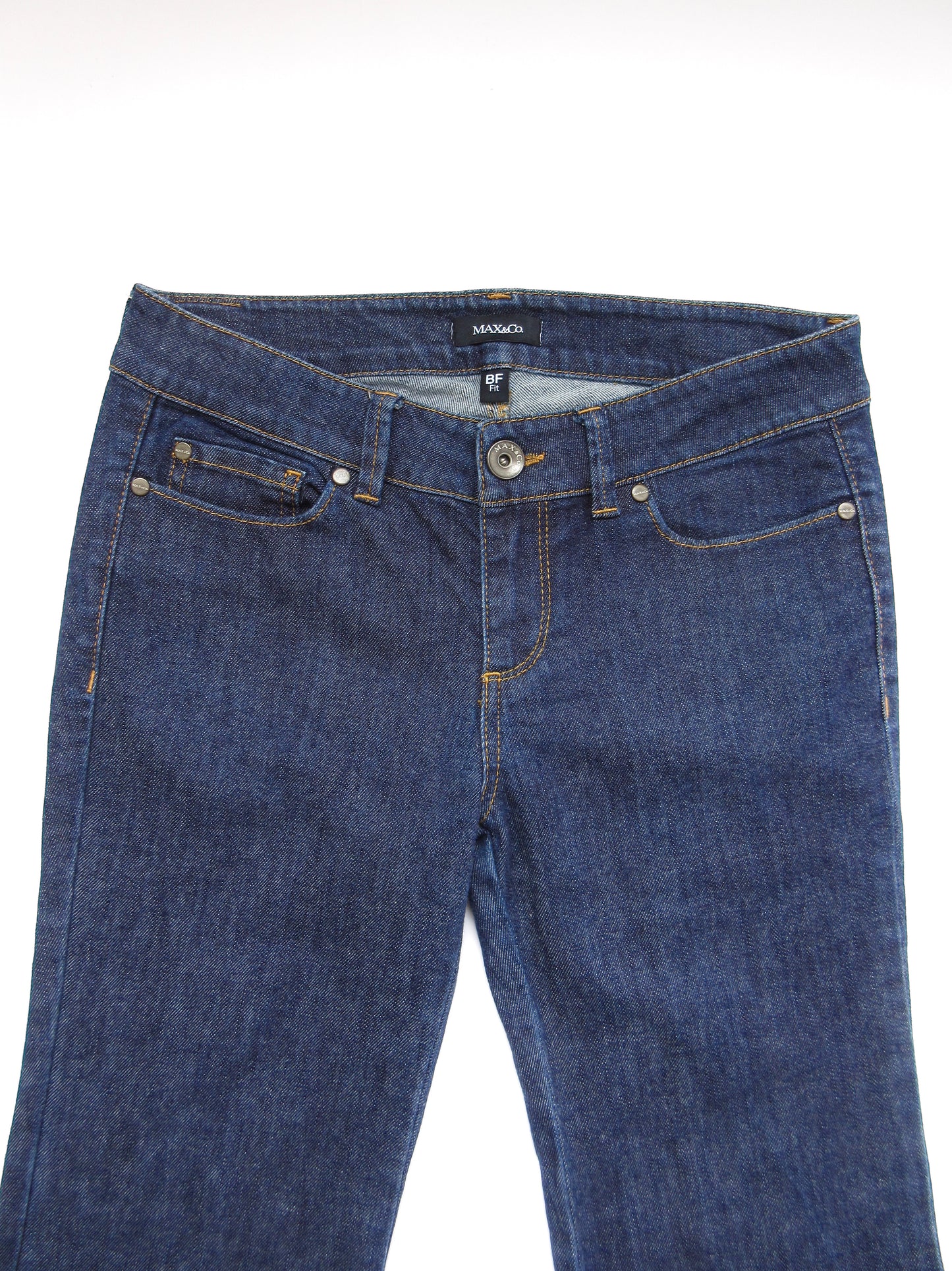 MAX&Co. blue denim slim flare