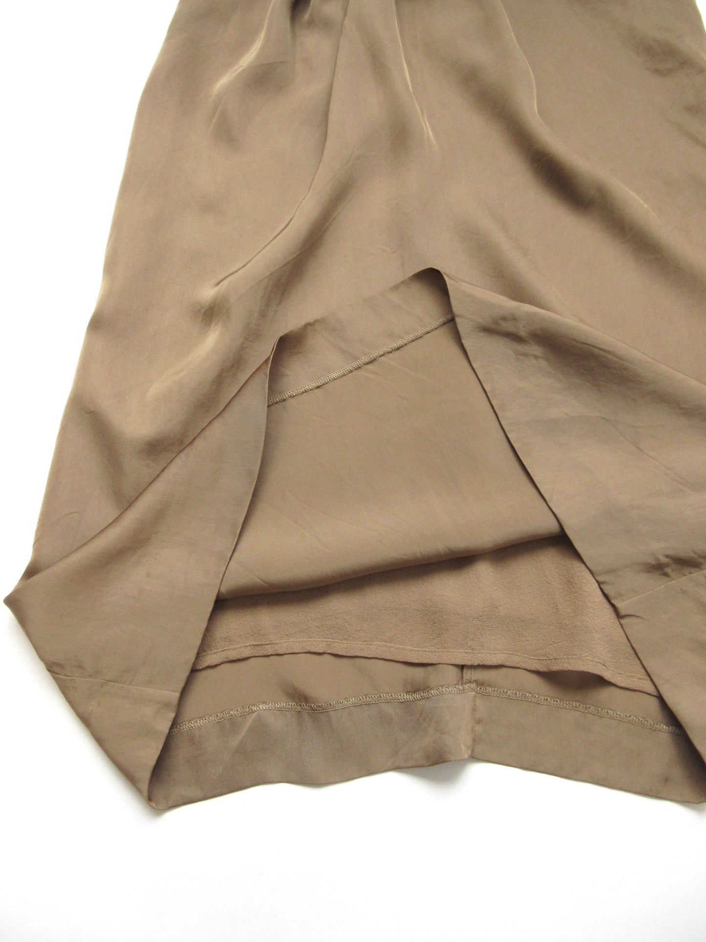 【used】theory one shoulder satin mini dress