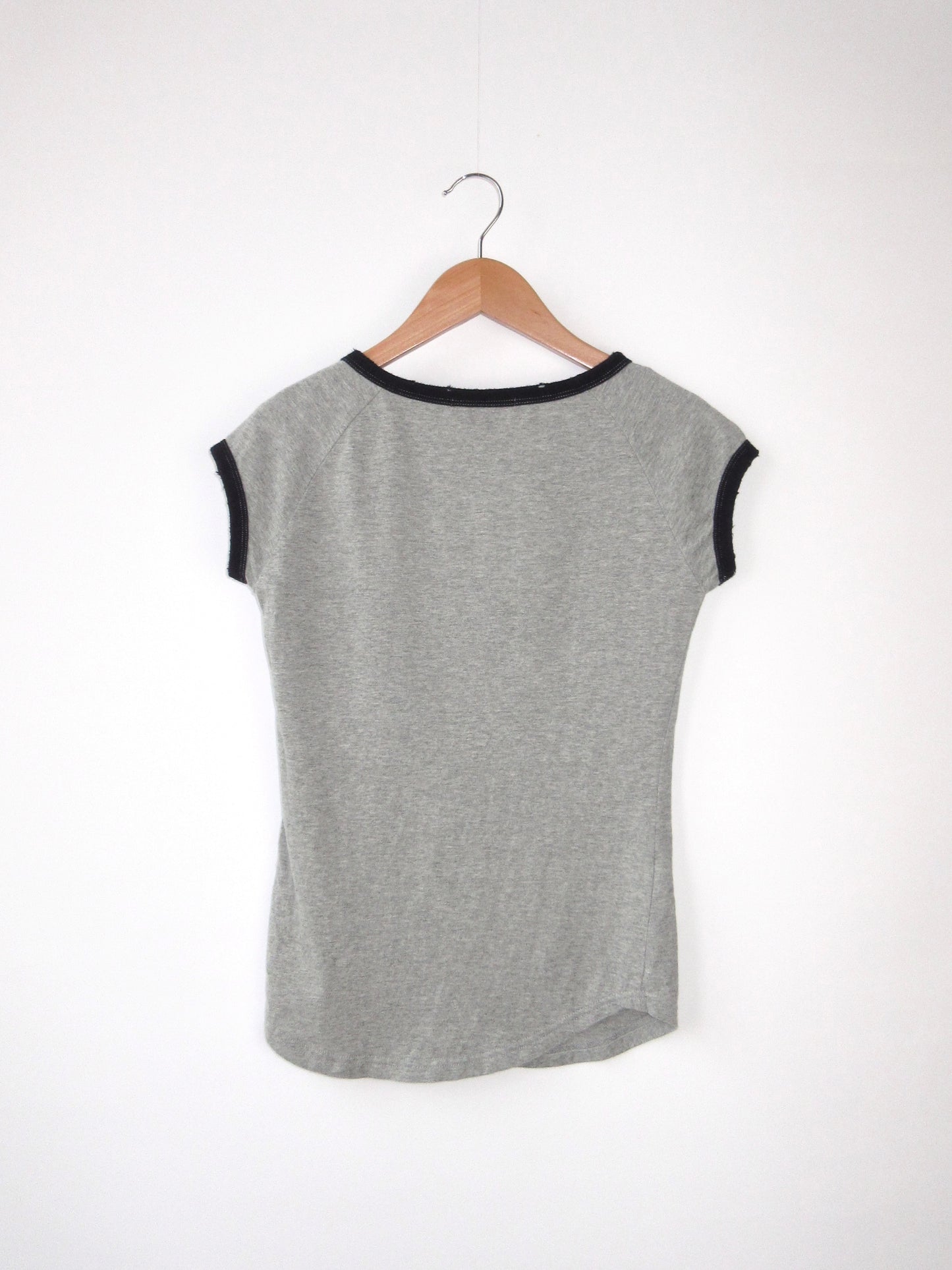 MICHAEL KORS skipper neck print top