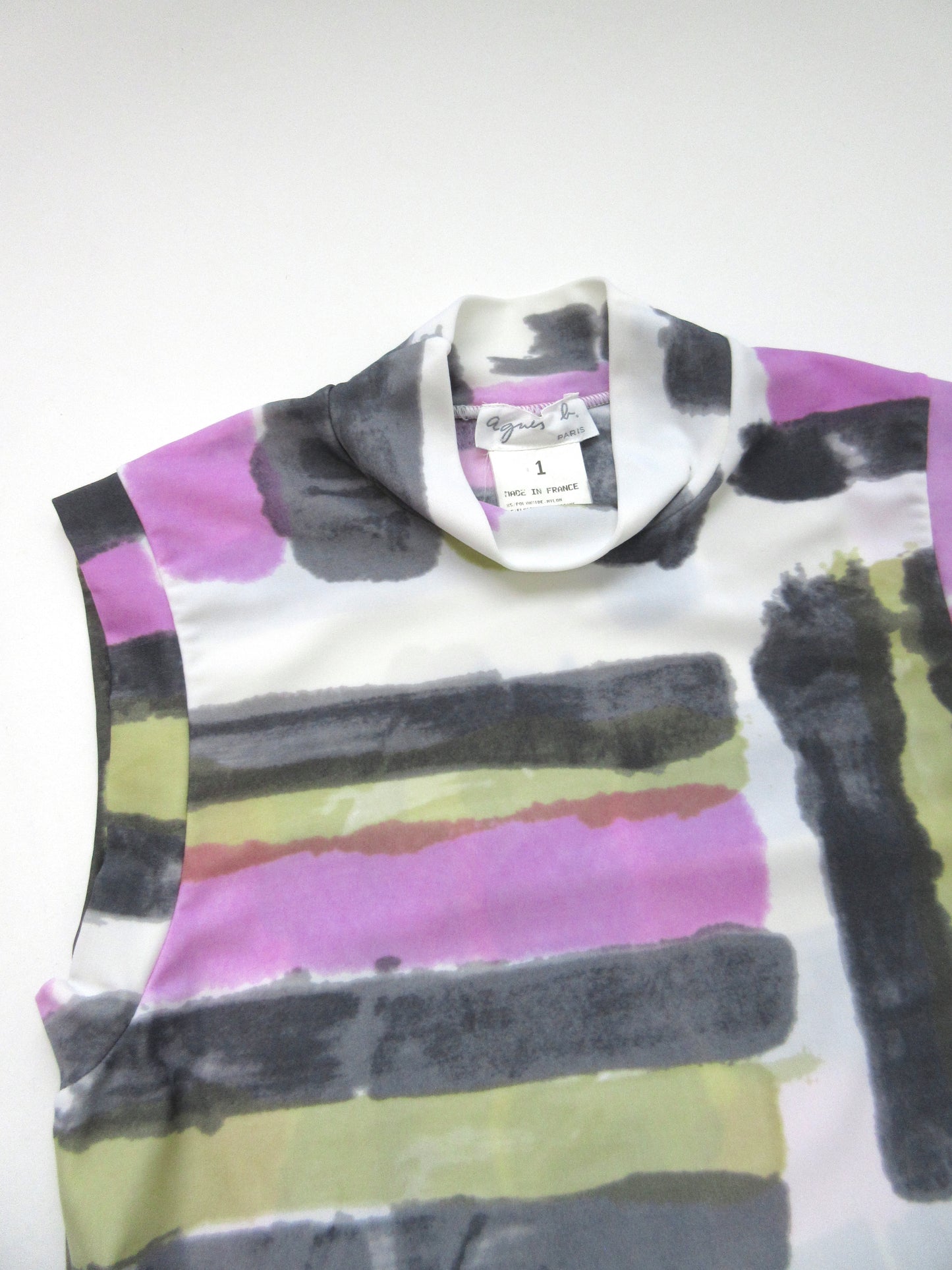 agnes b. painting sleeveless dress