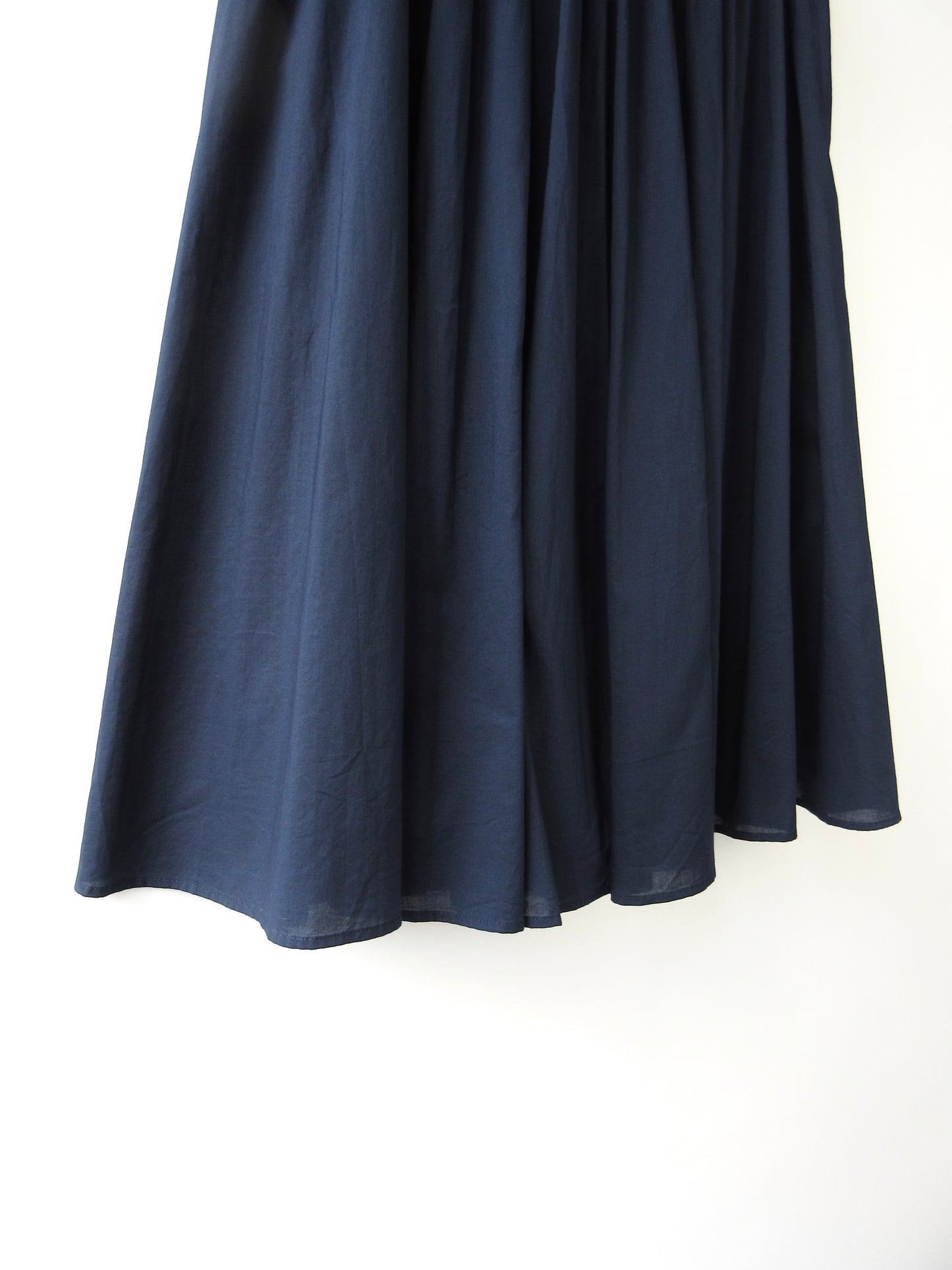 navy flare skirt