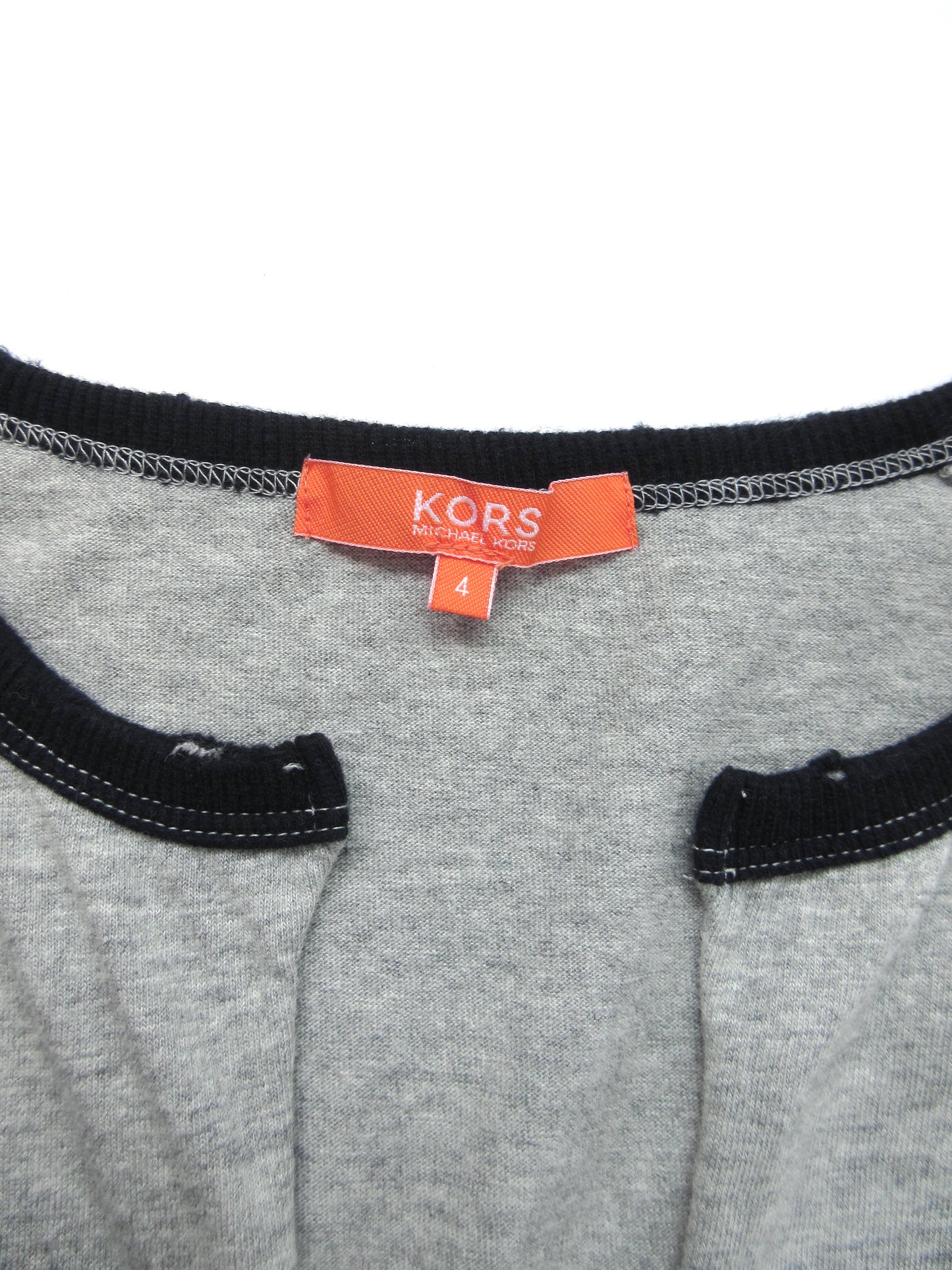 MICHAEL KORS skipper neck print top