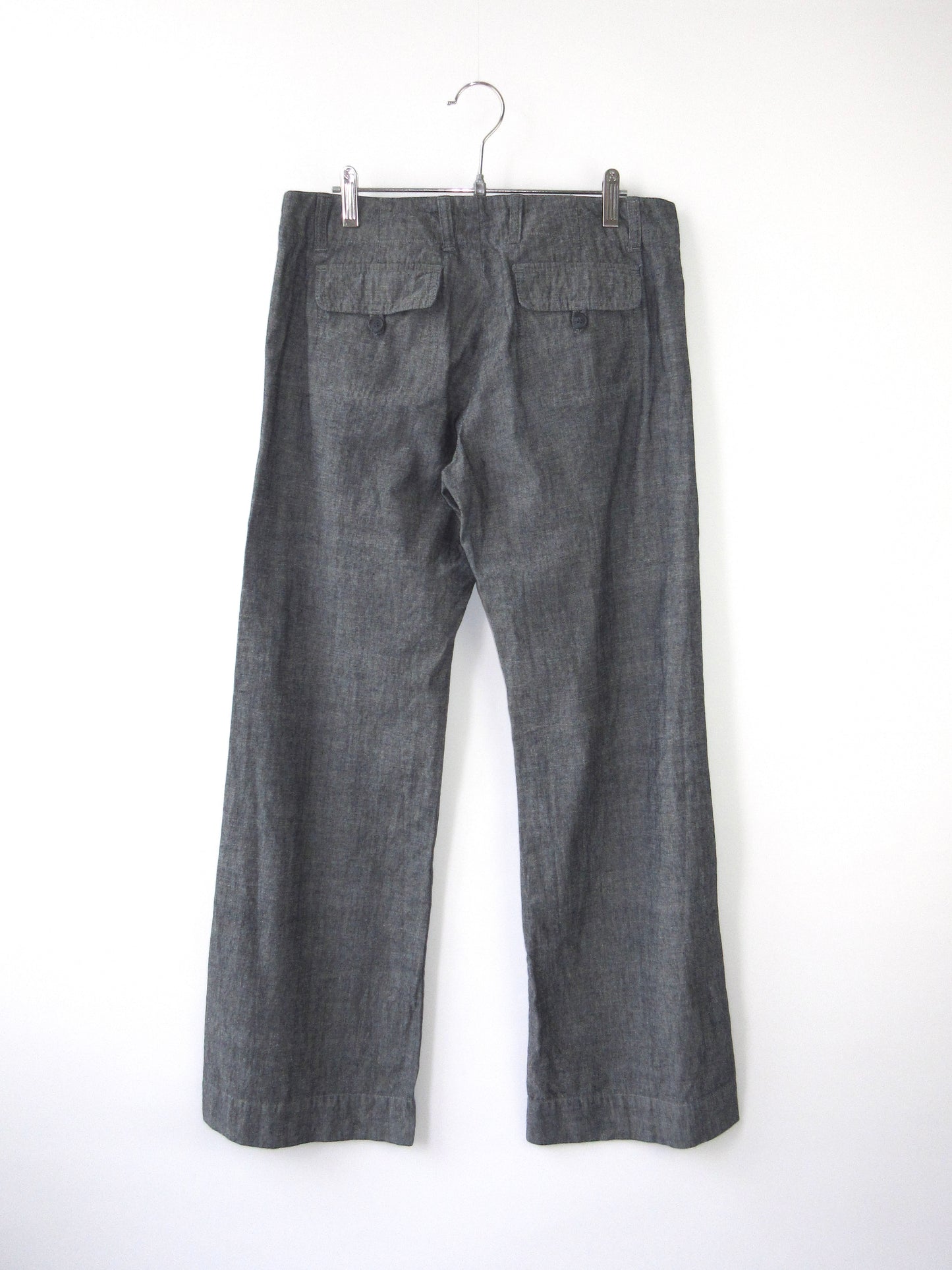 low rise cotton pants