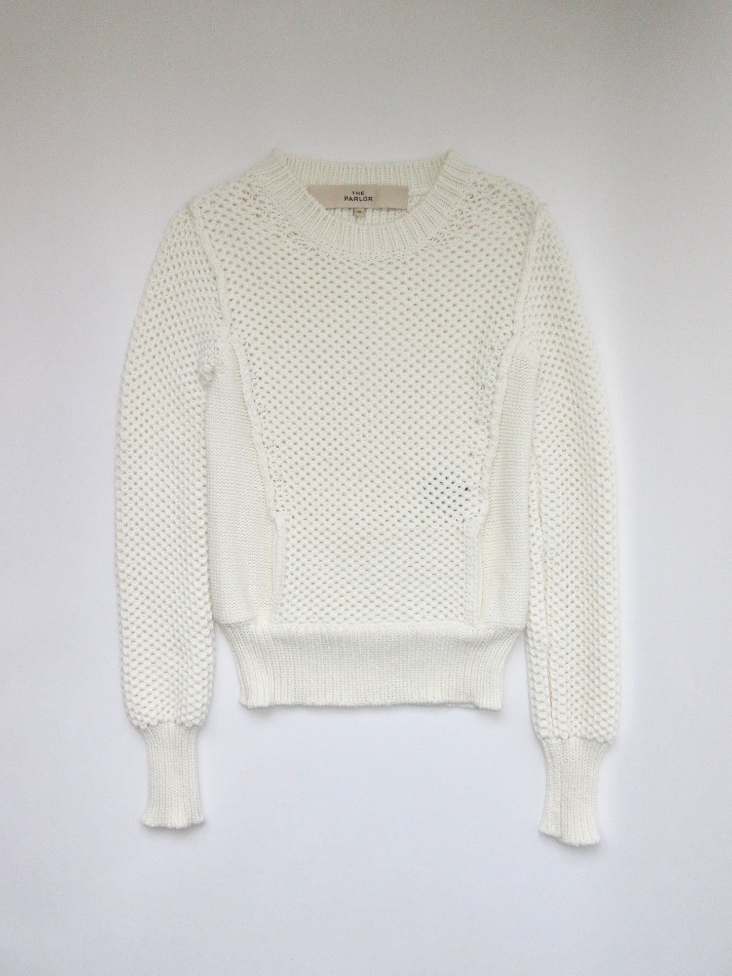 low gauge kangaroo pocket knit