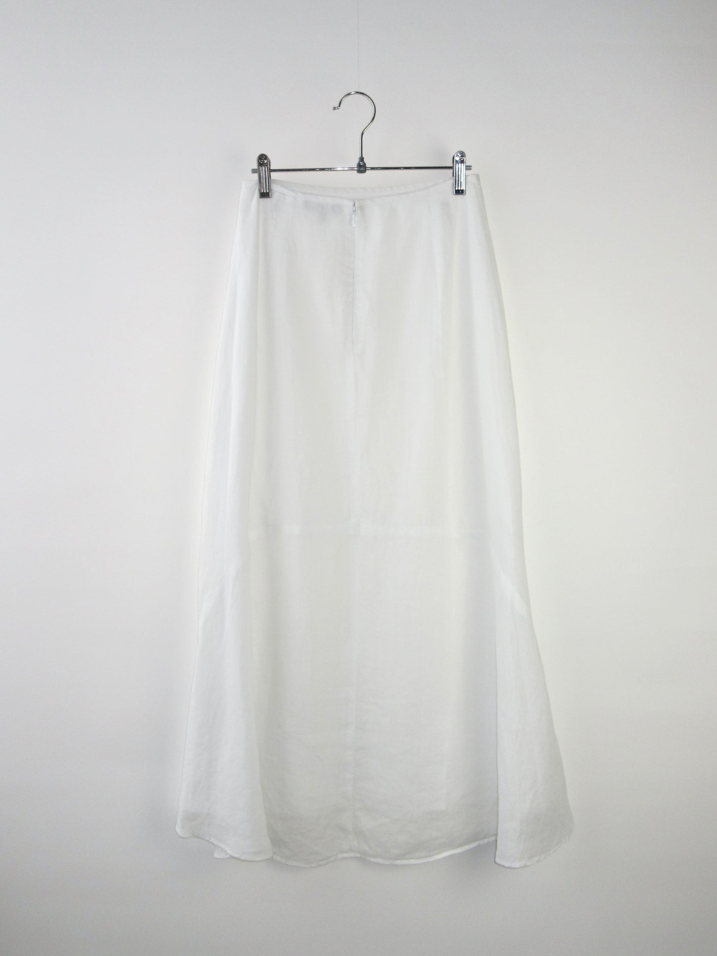 Theory linen flare skirt