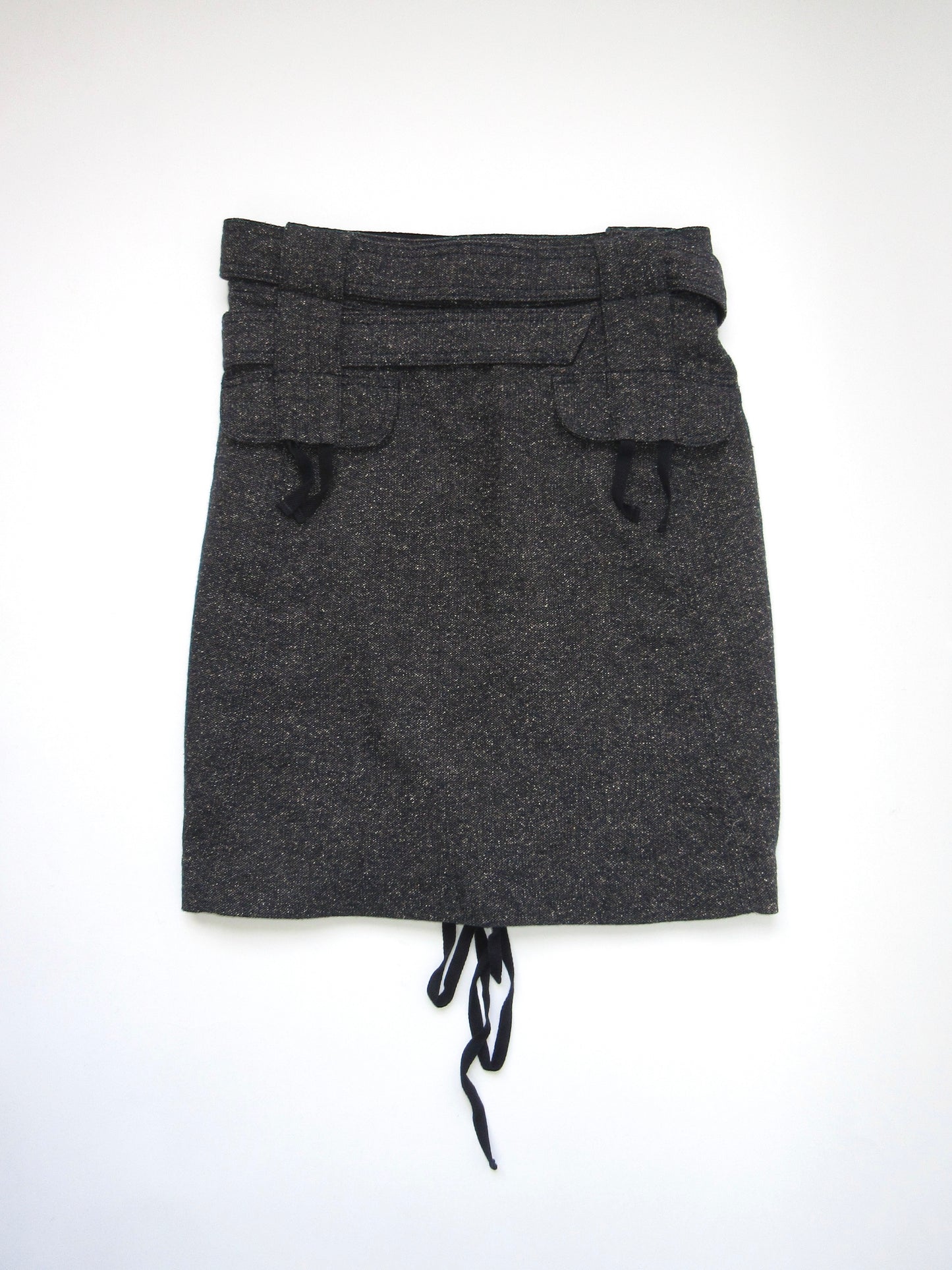 MAX&Co. navy wool skirt