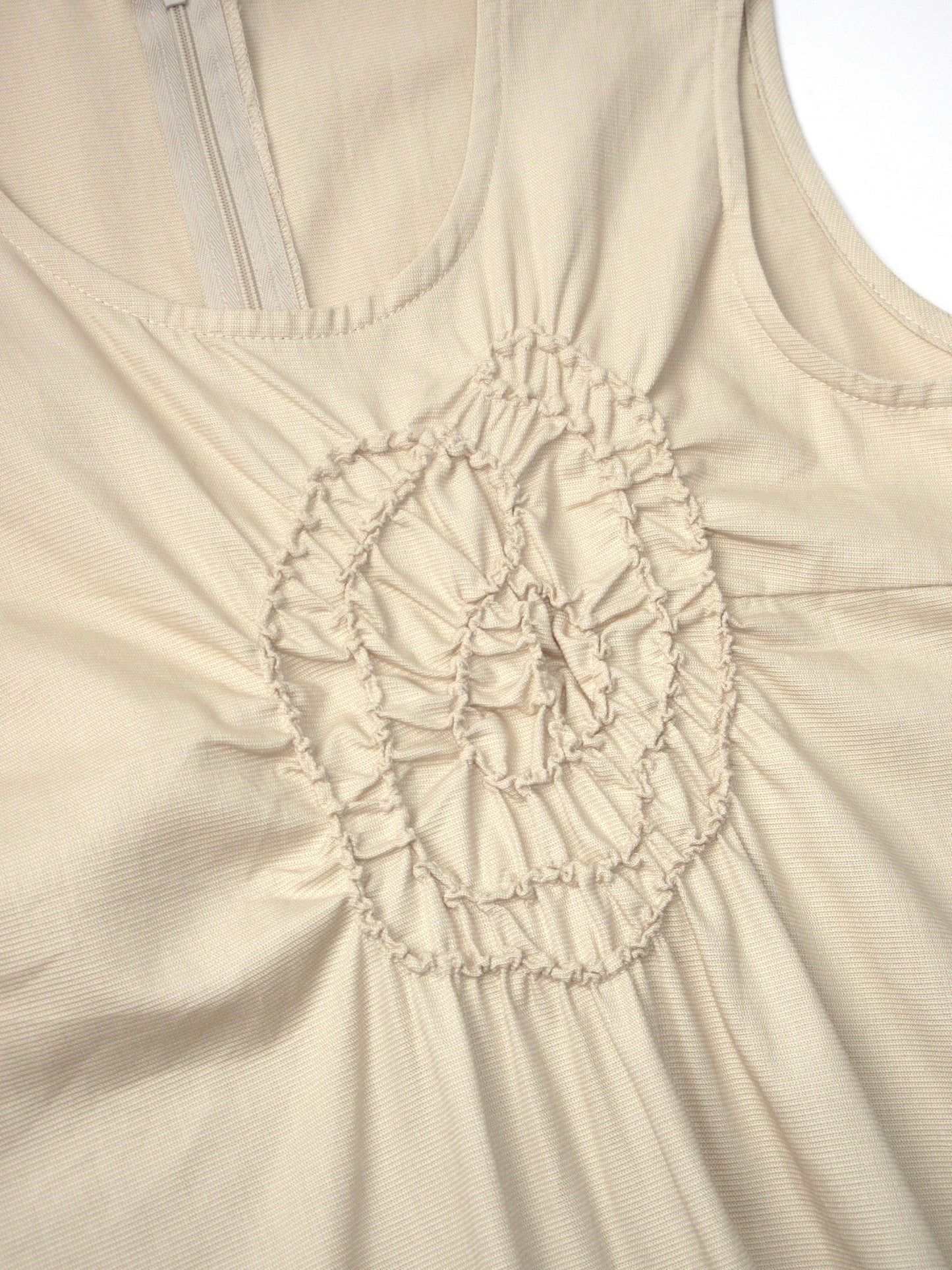 【used】shirring point sleeveless dress