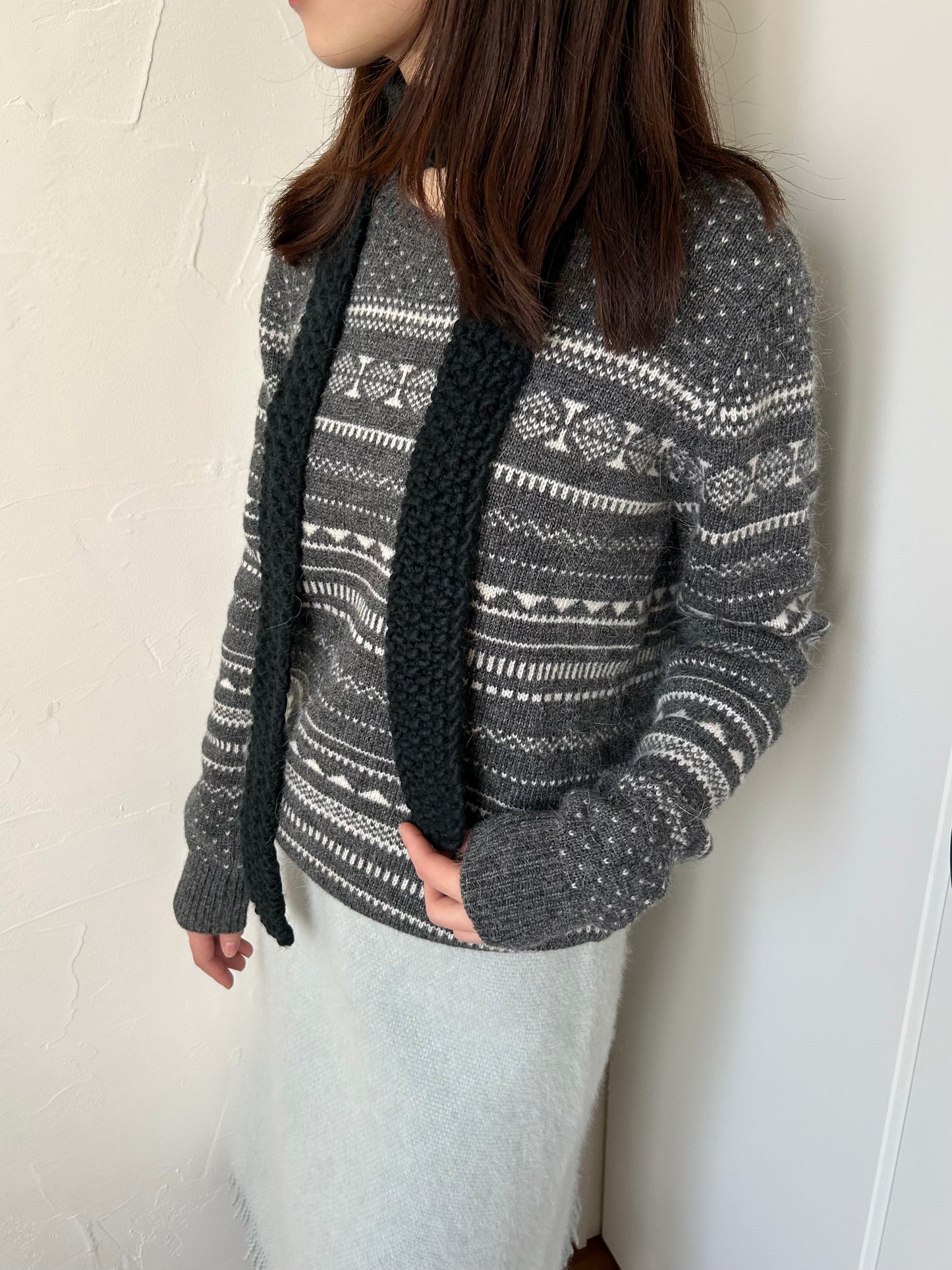 fair Isle wool sweater