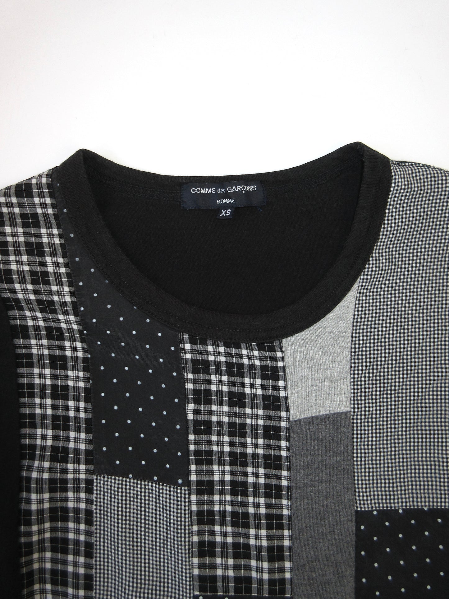 COMME des GARÇONS HOMME patchwork long sleeve