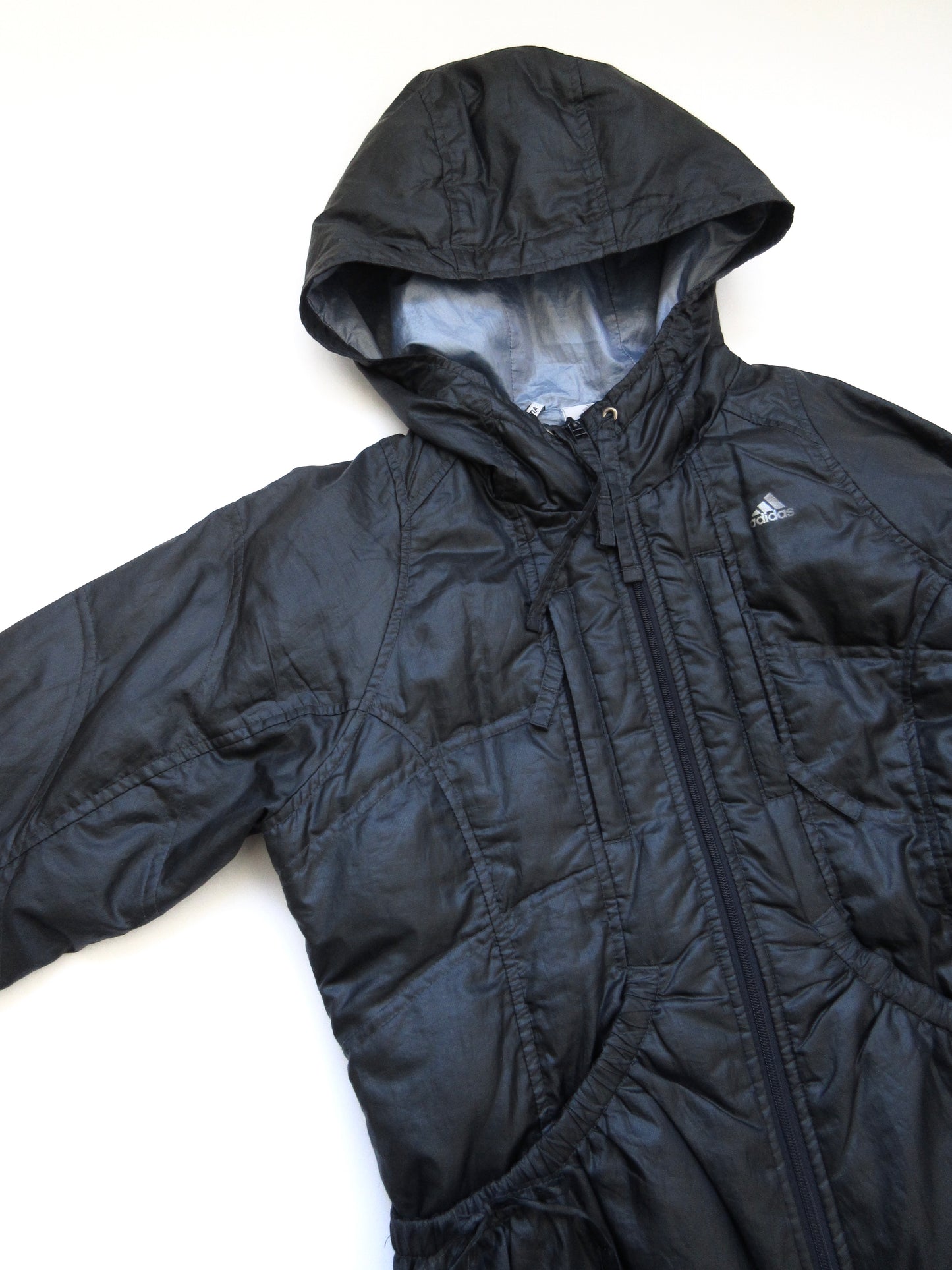 adidas ribbon point down jacket