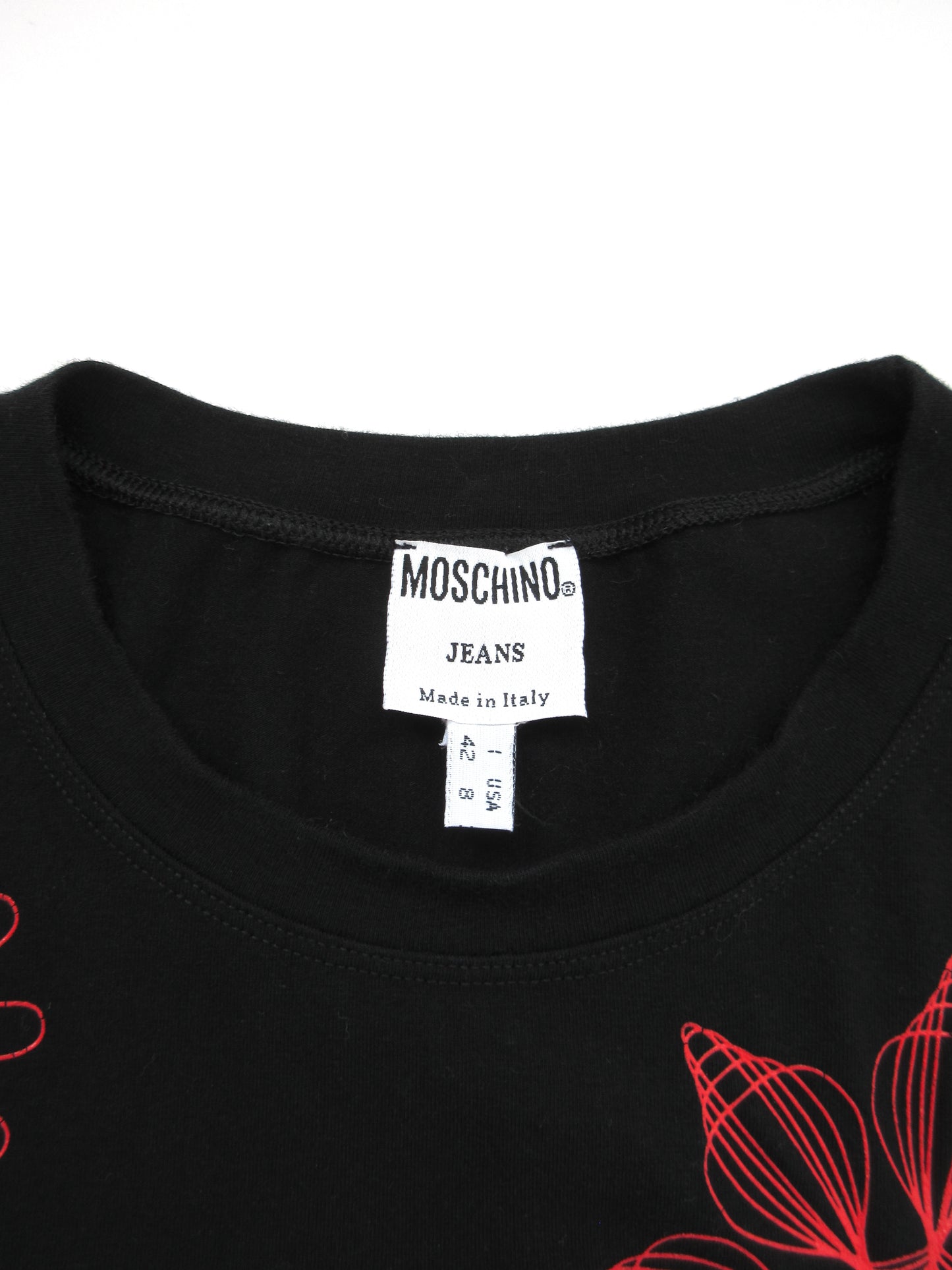 MOSCHINO spirograph flower t-shirt