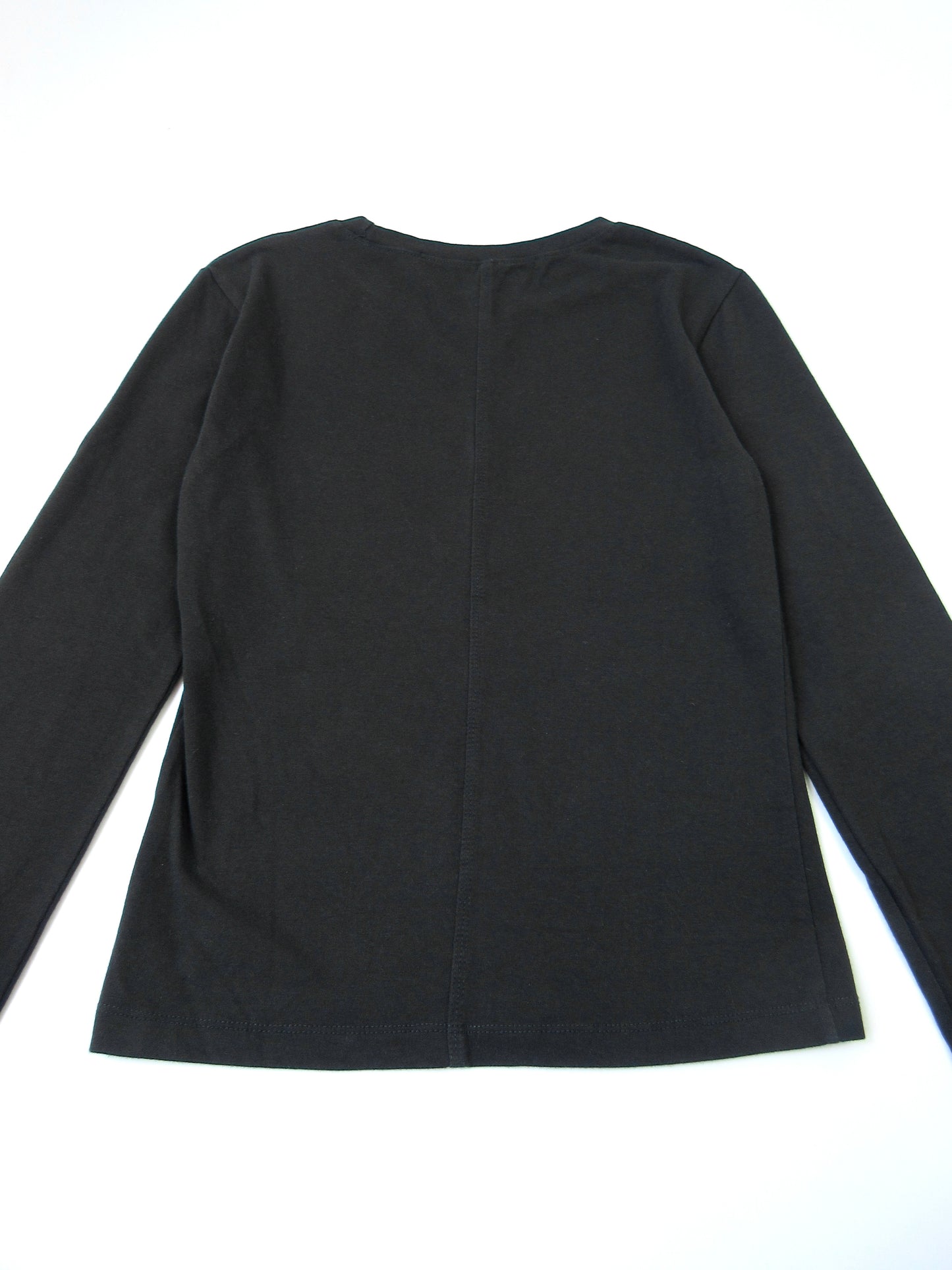 【used】charcoal grey switiching top