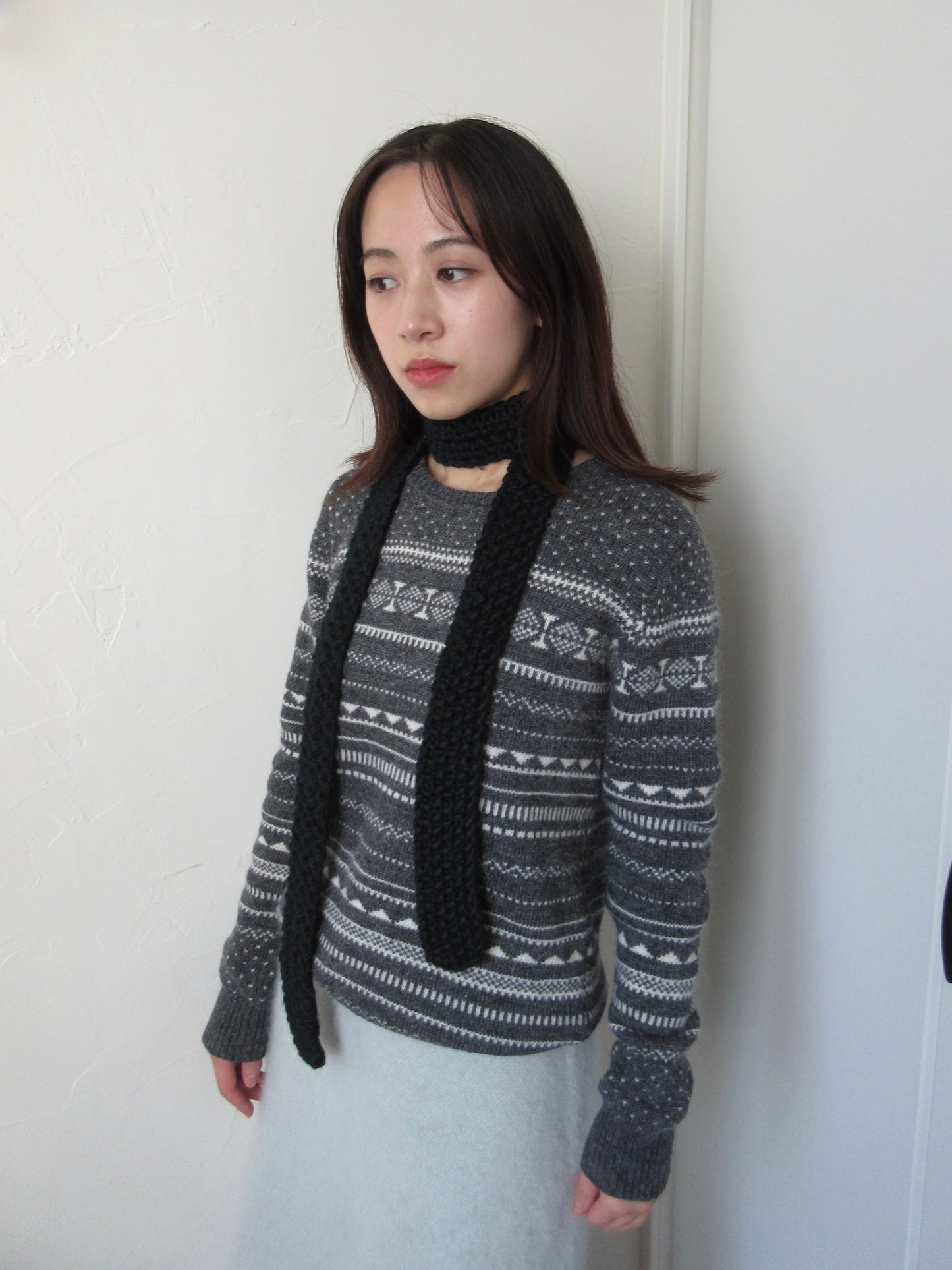 fair Isle wool sweater