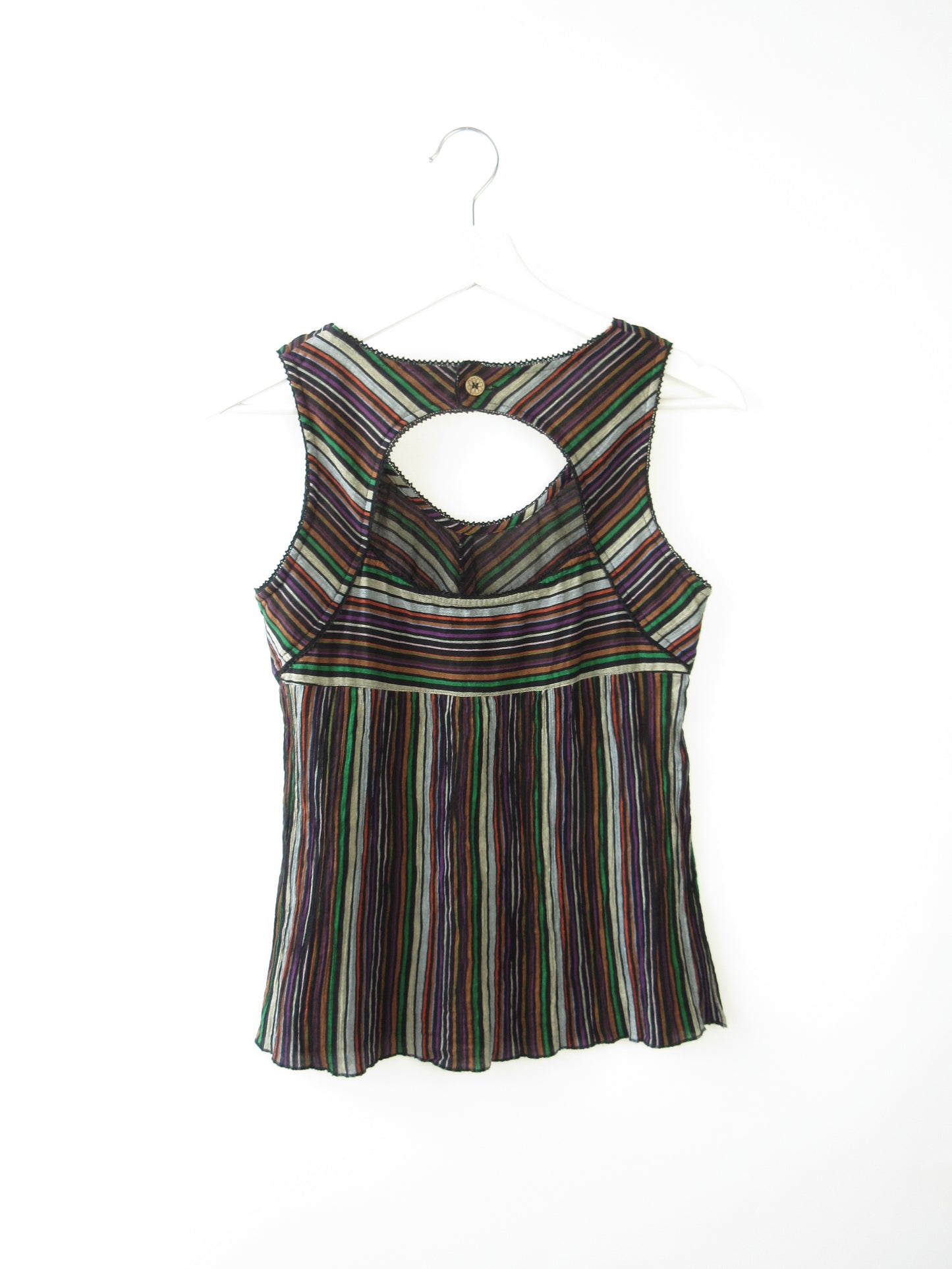 【used】pleats sleeveless top