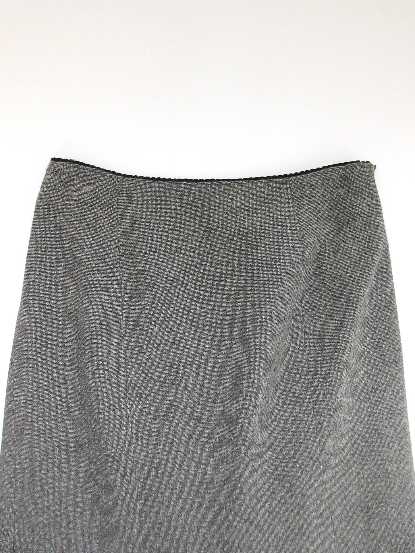 tweed midi skirt