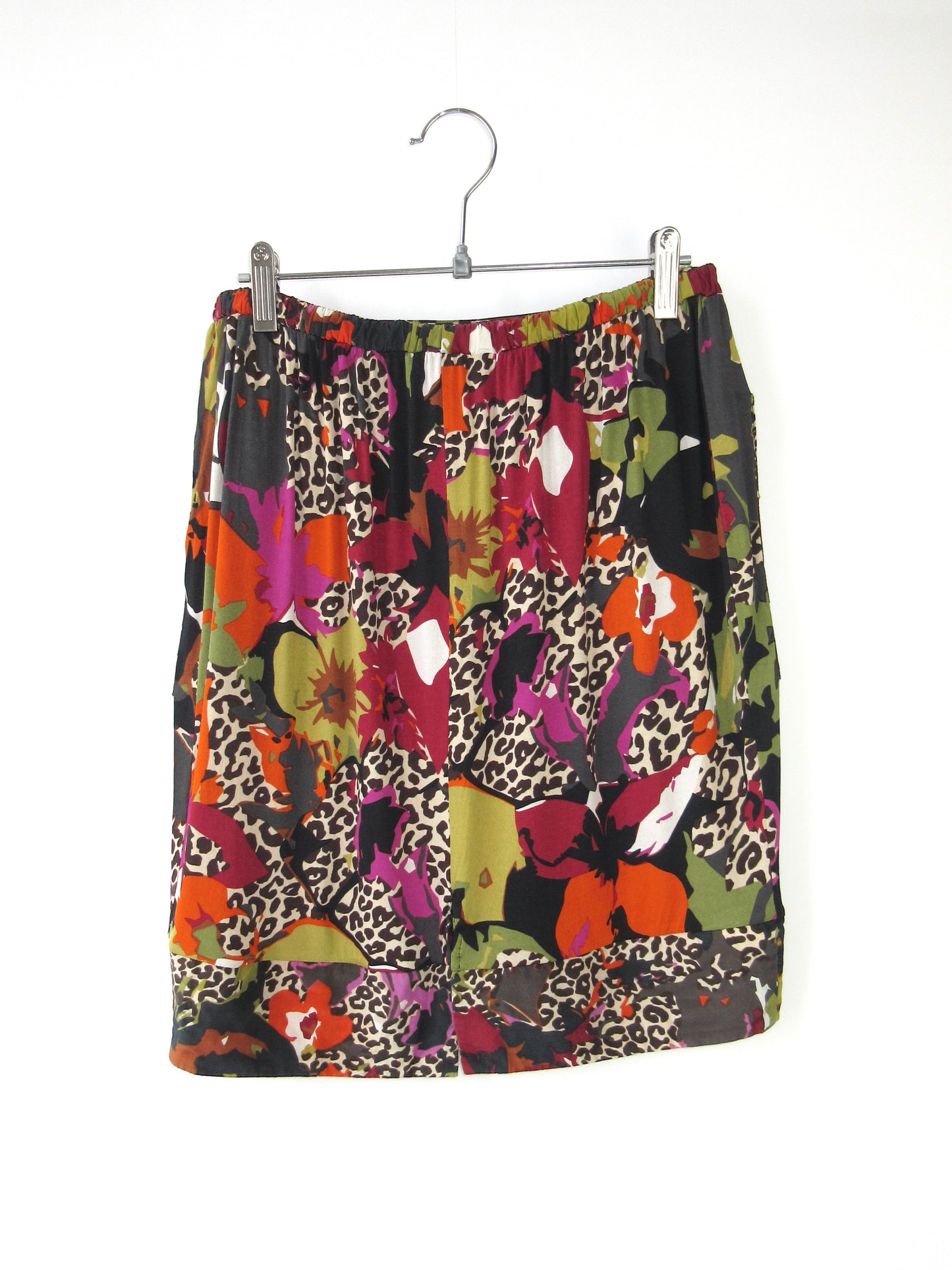 【used】ethnic flower skirt