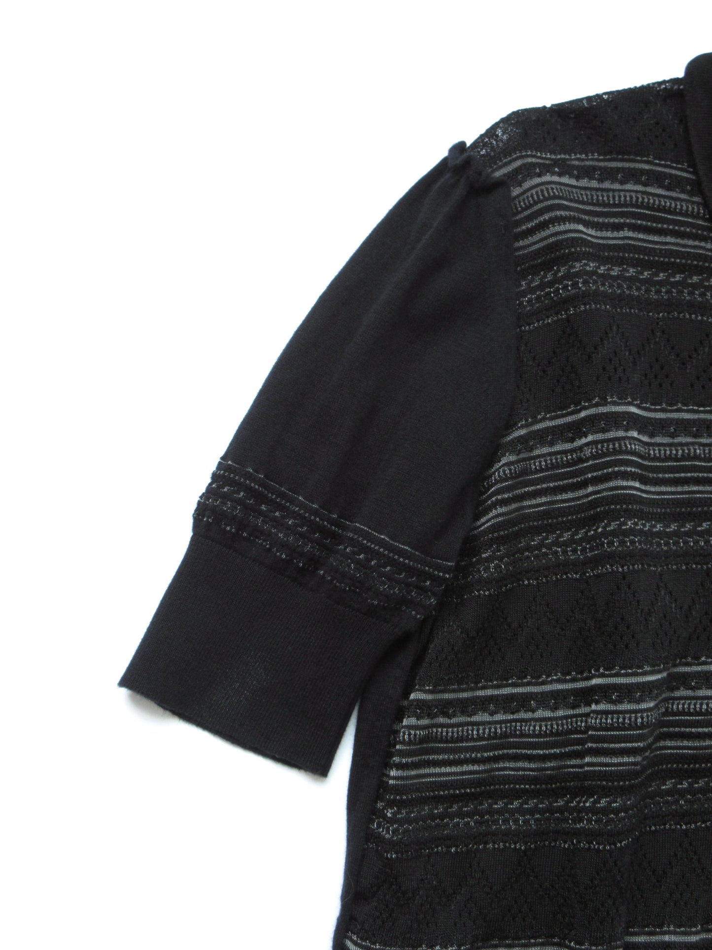 tricot comme des garcons summer knit top