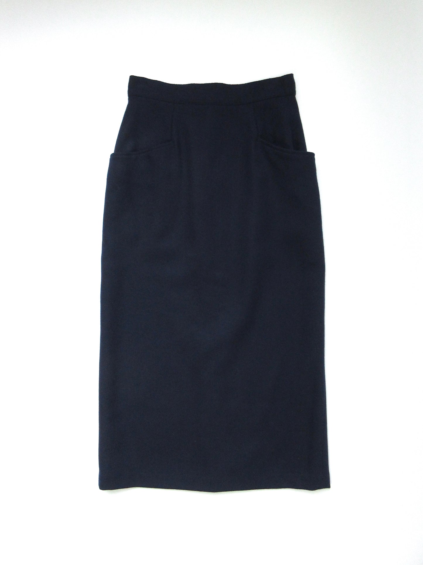 Y's bis navy long skirt