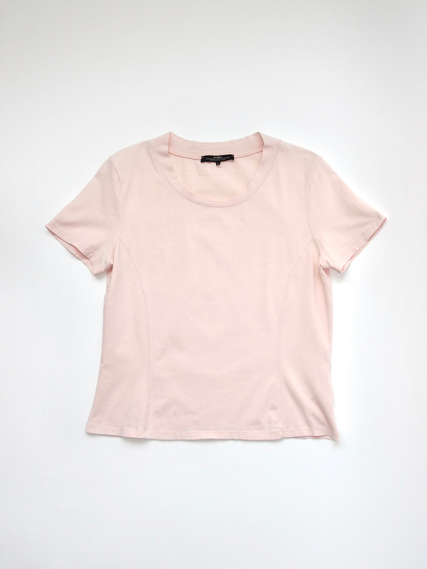 Max Mara pink stitch t-shirt