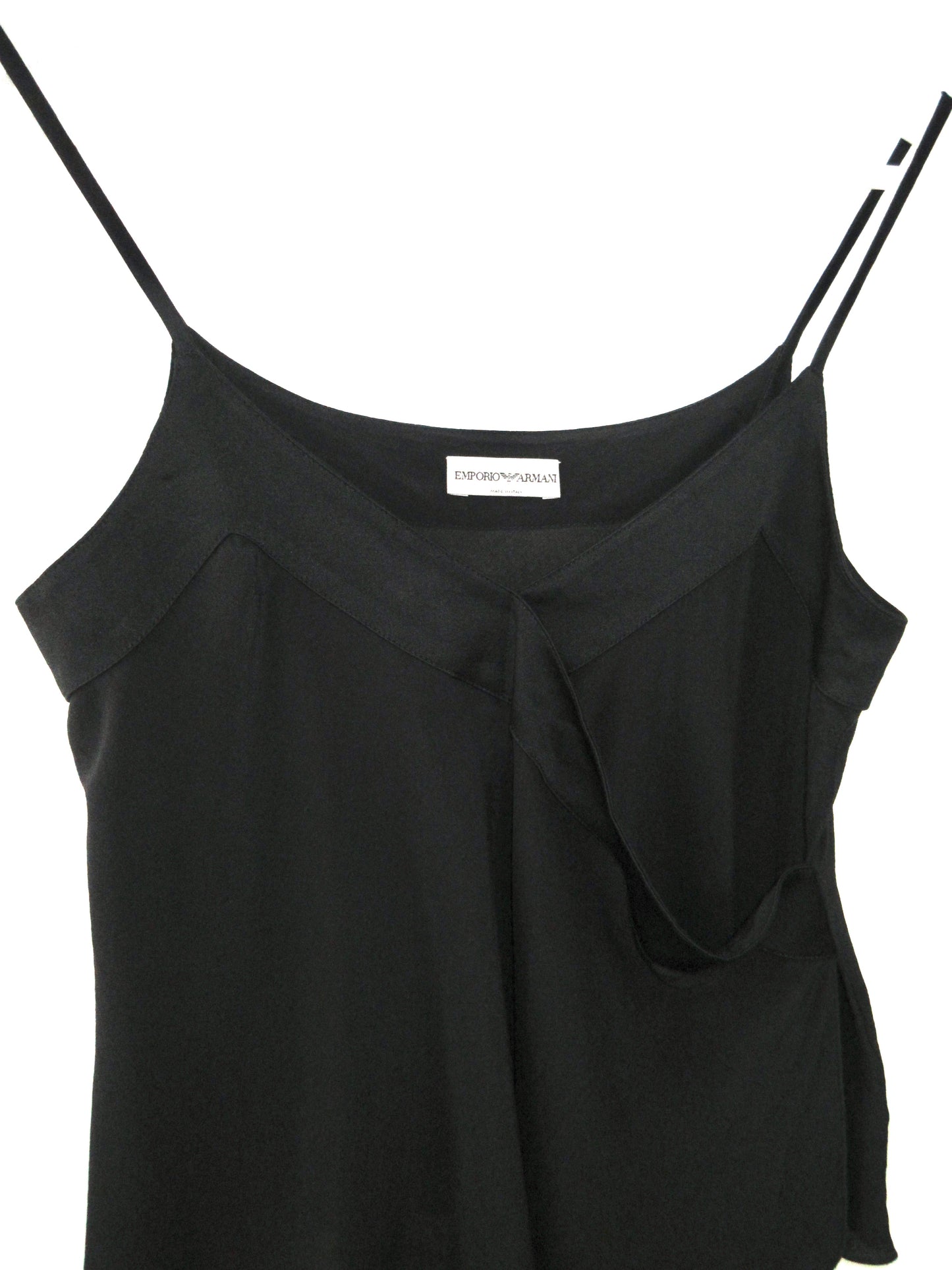 EMPORIO ARMANI silk sleeveless top