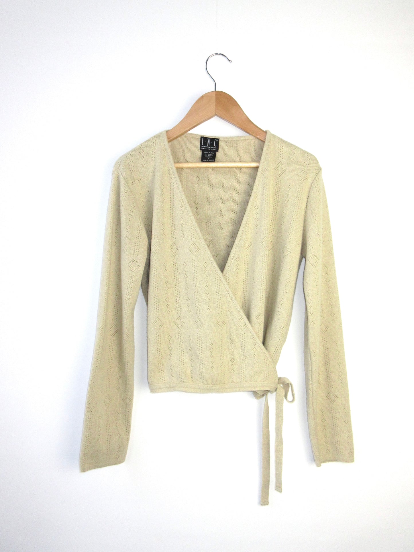 【used】cotton crochet cachecoeur cardigan