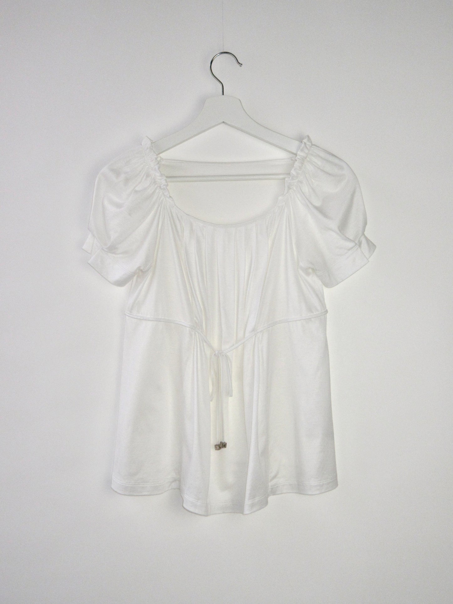 courreges puff blouse