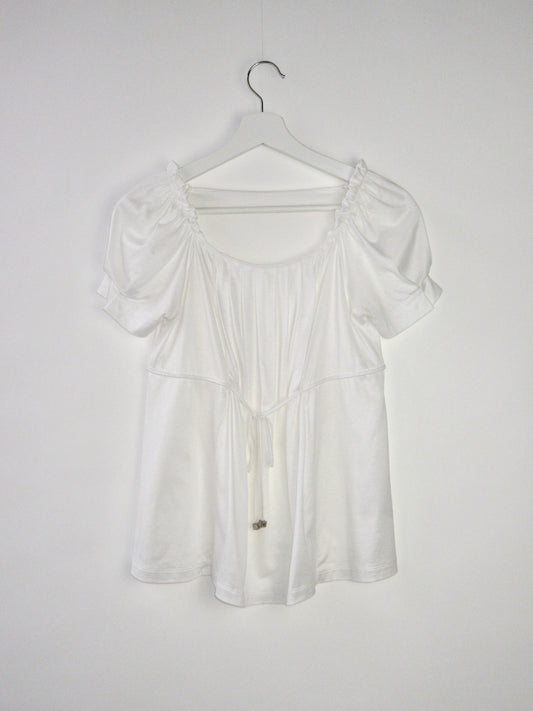 courreges puff blouse