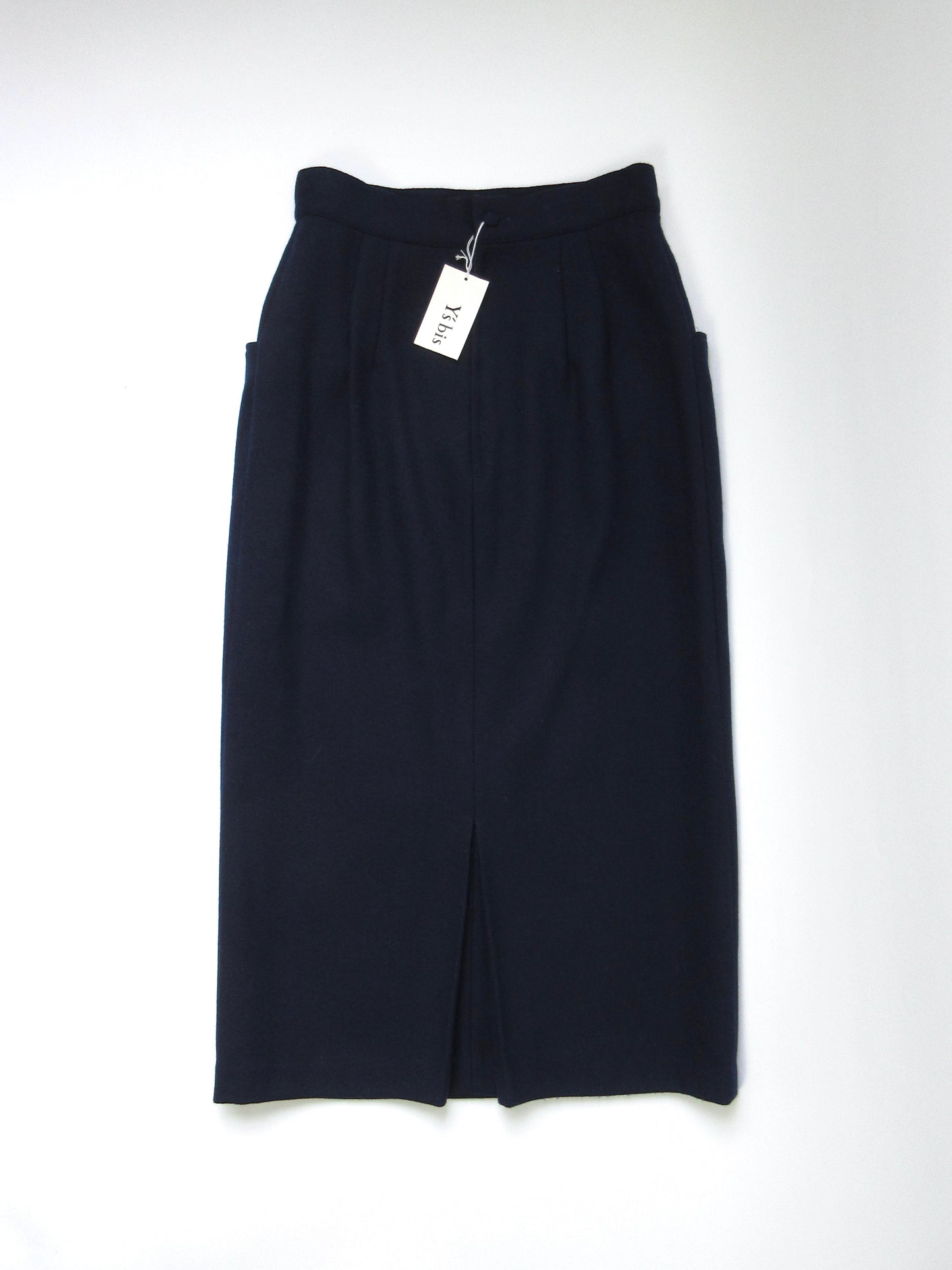 Y's bis navy long skirt