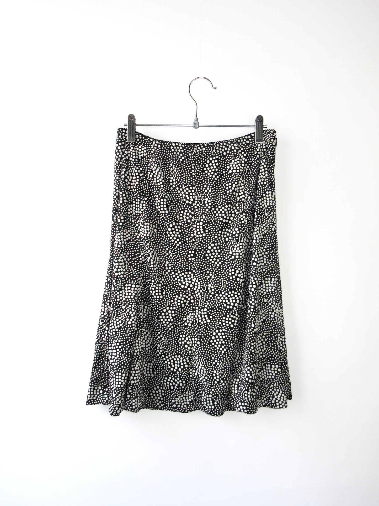 dots monotone flare skirt