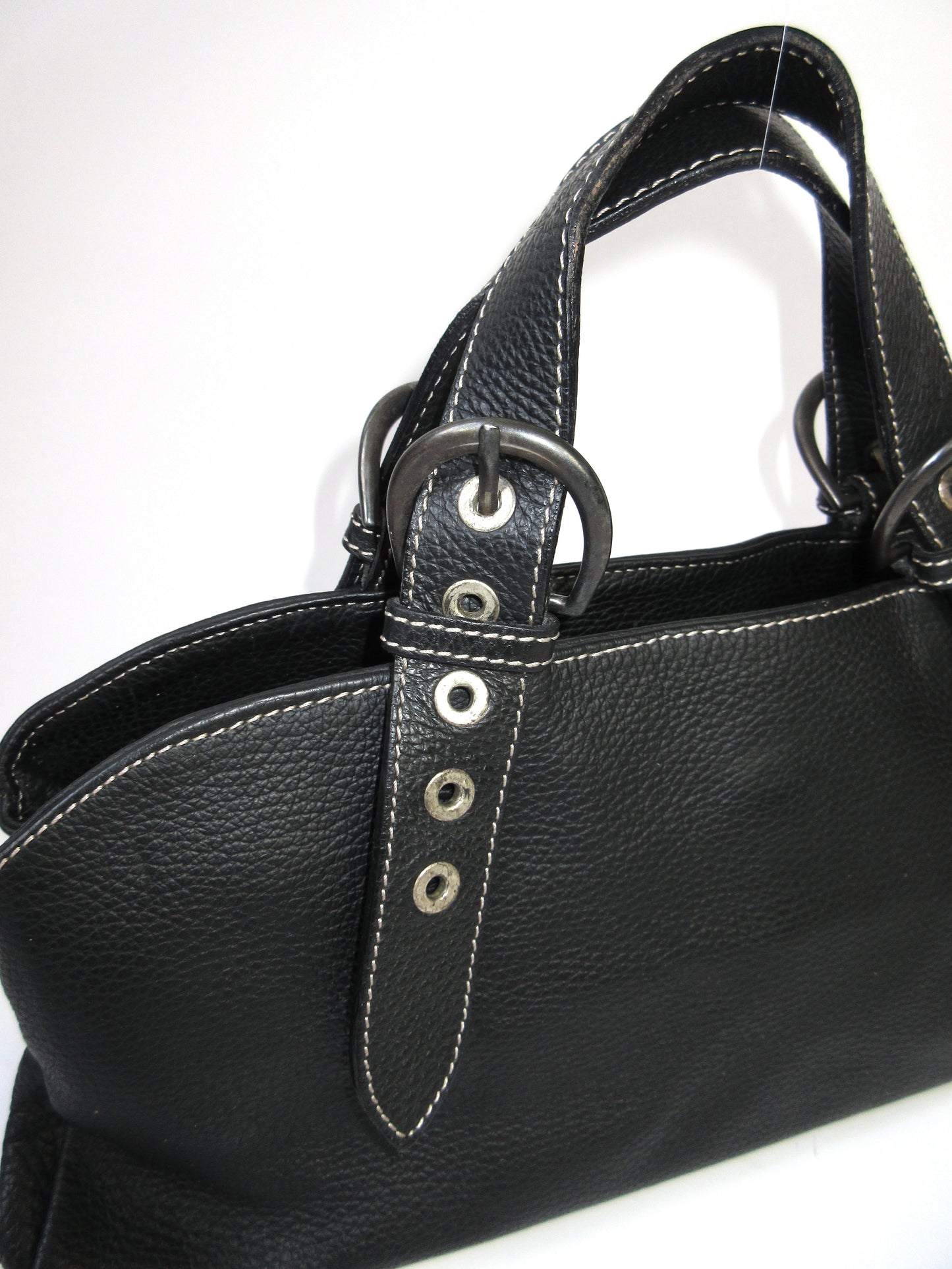 vintage leather handbag