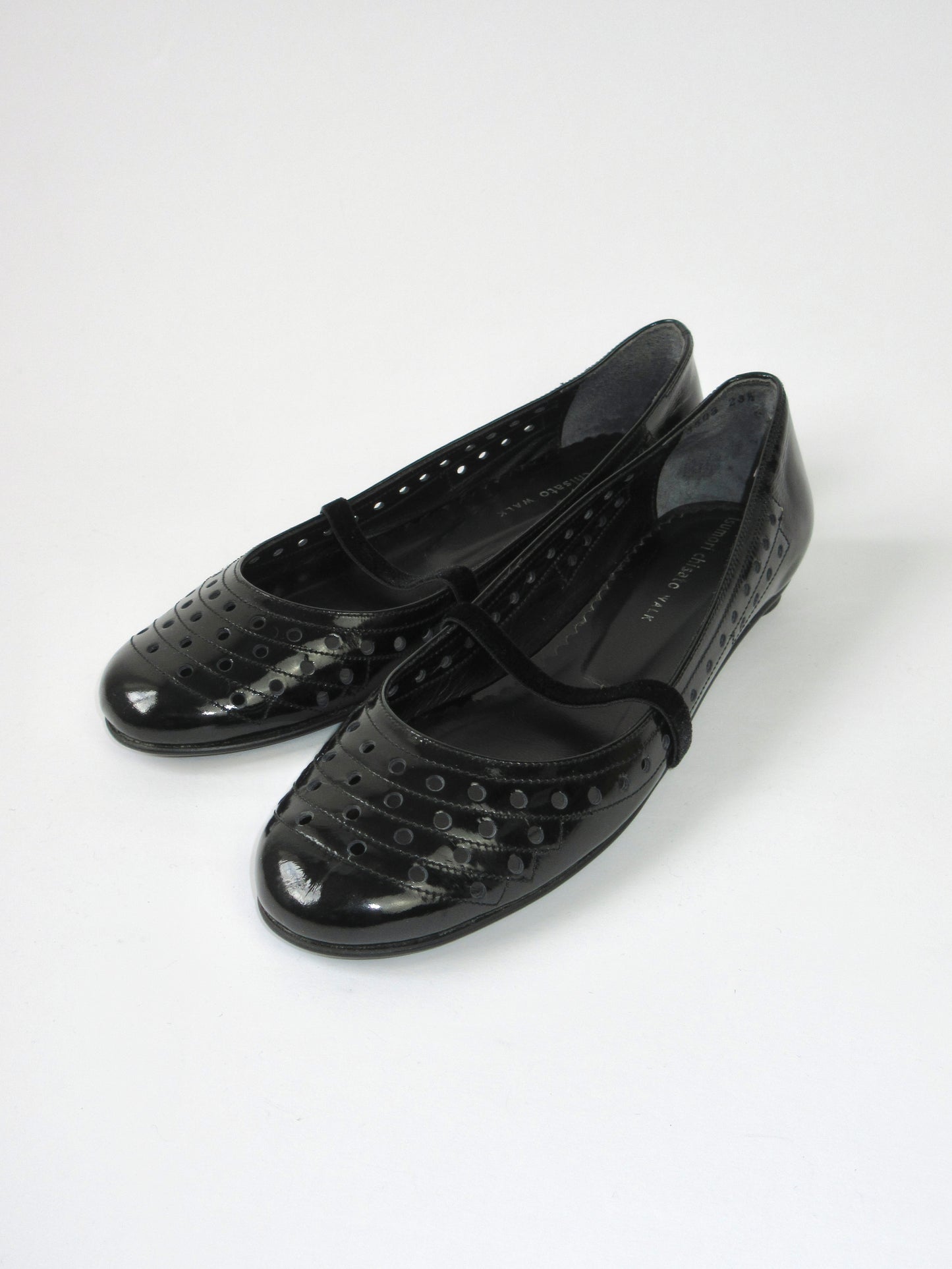 TSUMORI CHISATO enamel flat shoes