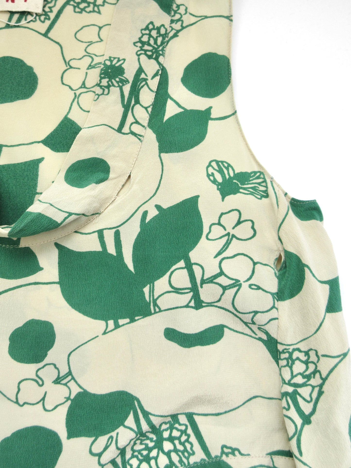 【used】MARNI asymmetry design sleeveless top