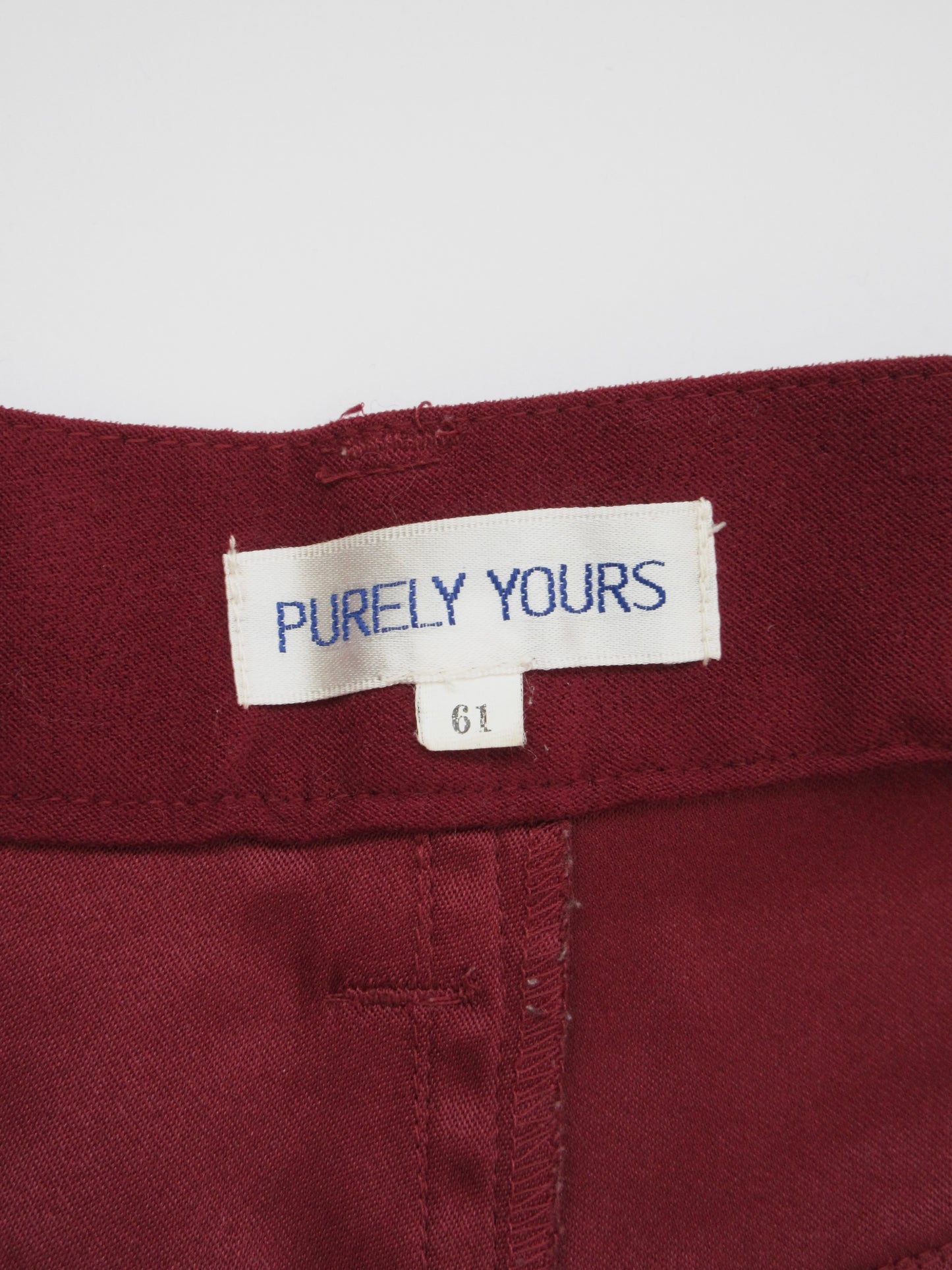 【used】velveteen red pants