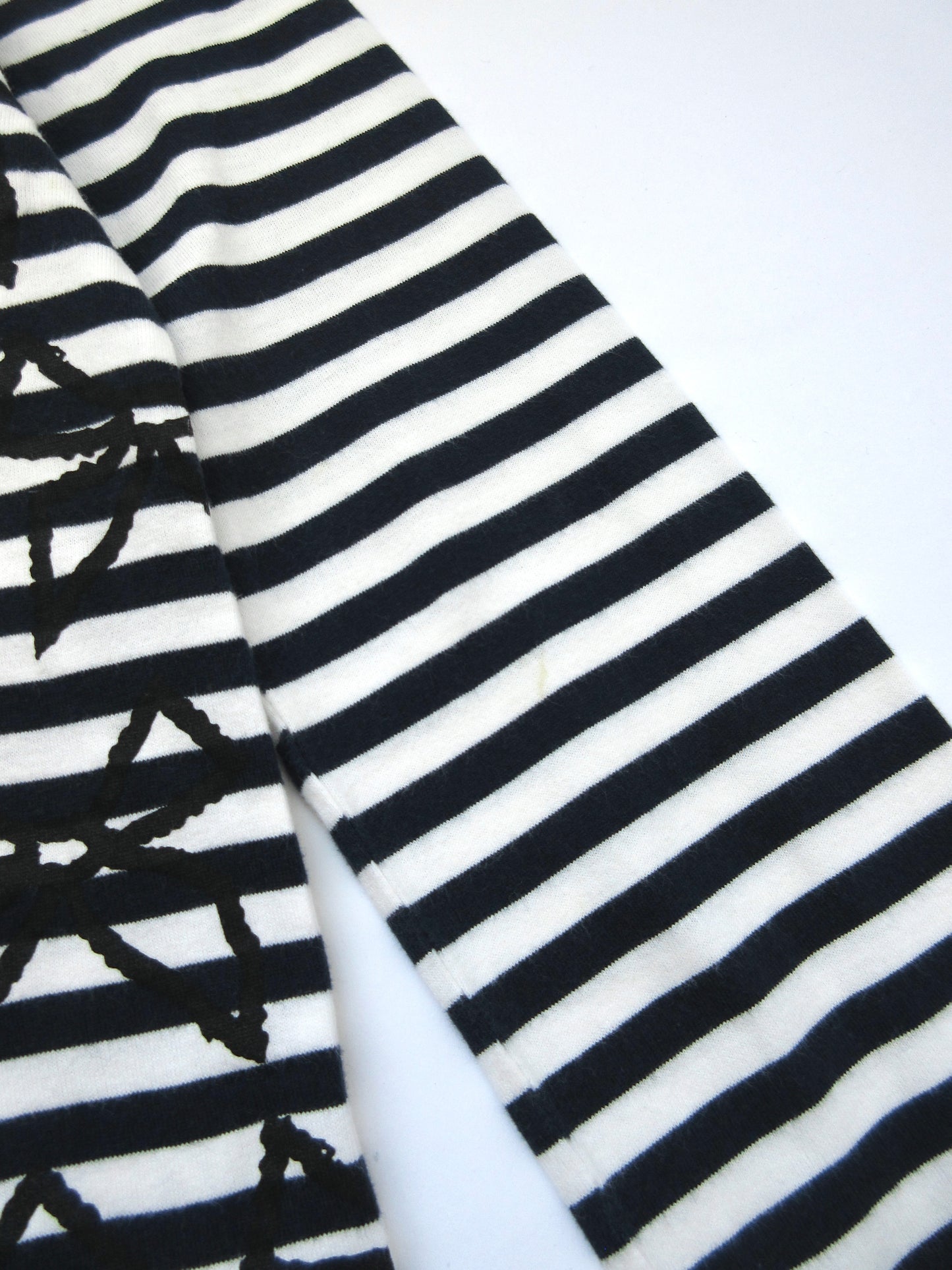 COMME des GARÇONS navy stripe ribbon top