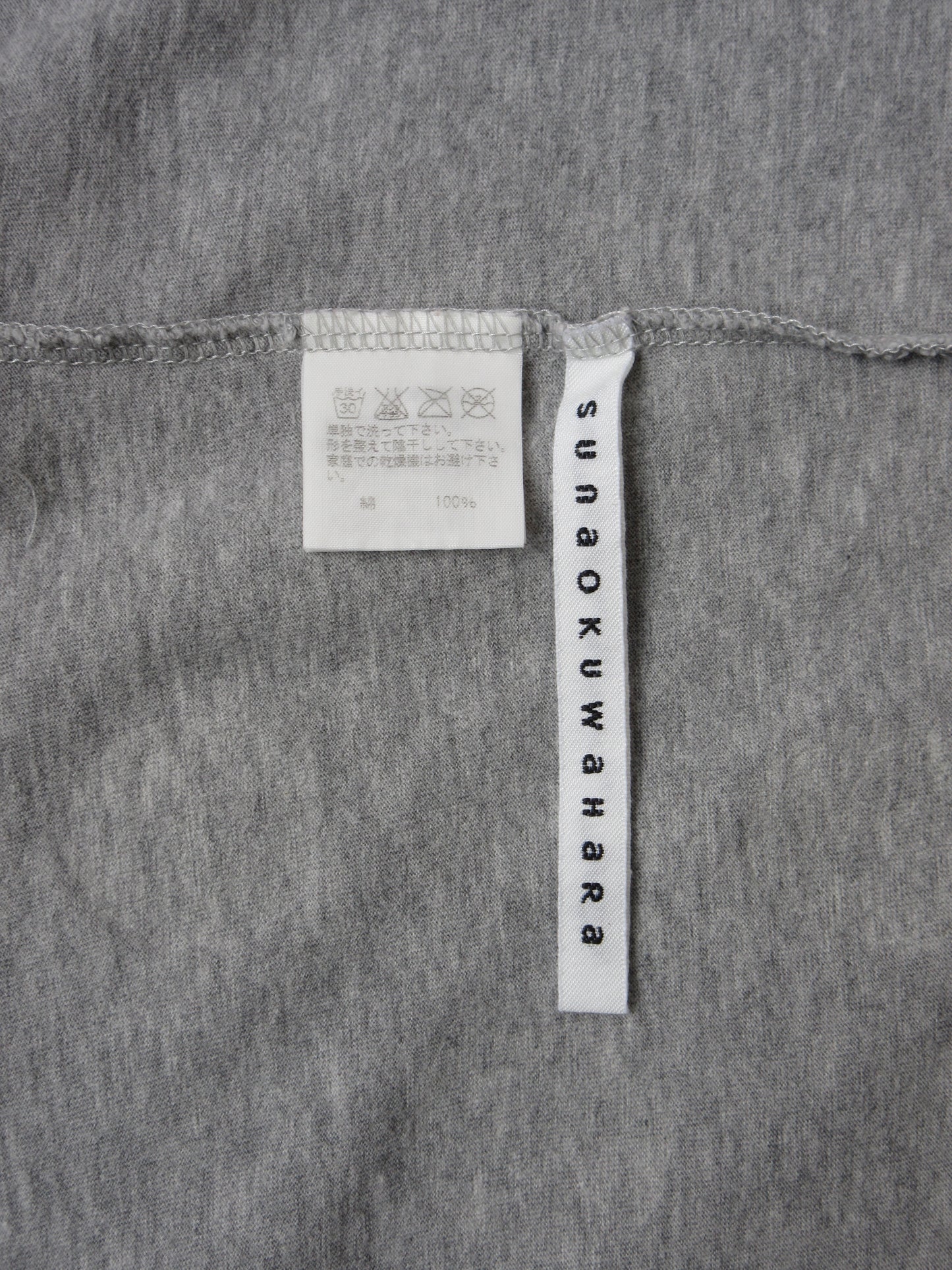 sunaokuwahara dots×stripe t-shirt
